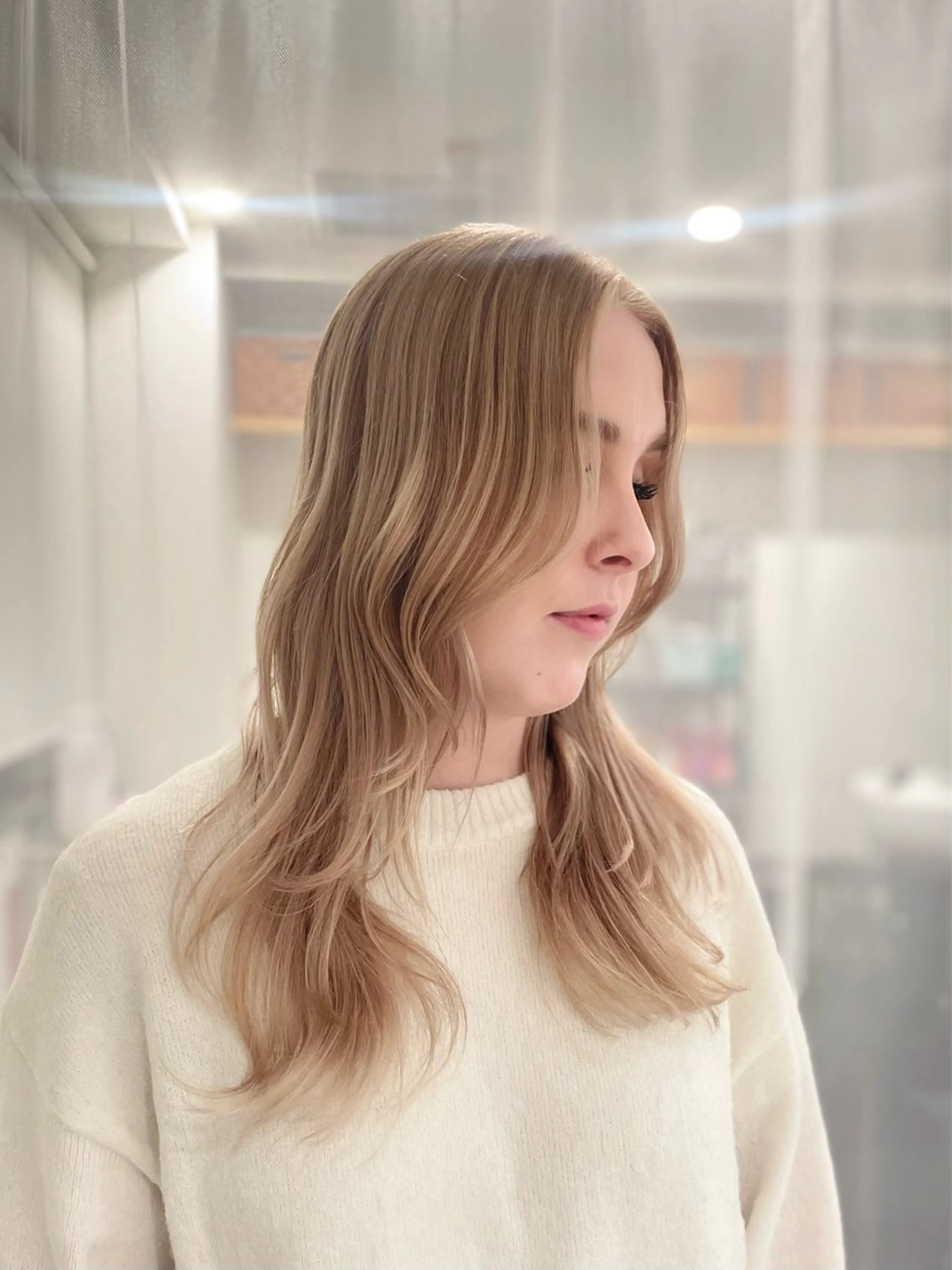 ロング カラー ヘアカラー トリートメント GaKu/ハイトーン /ブリーチ/ブロンドのヘアスタイル