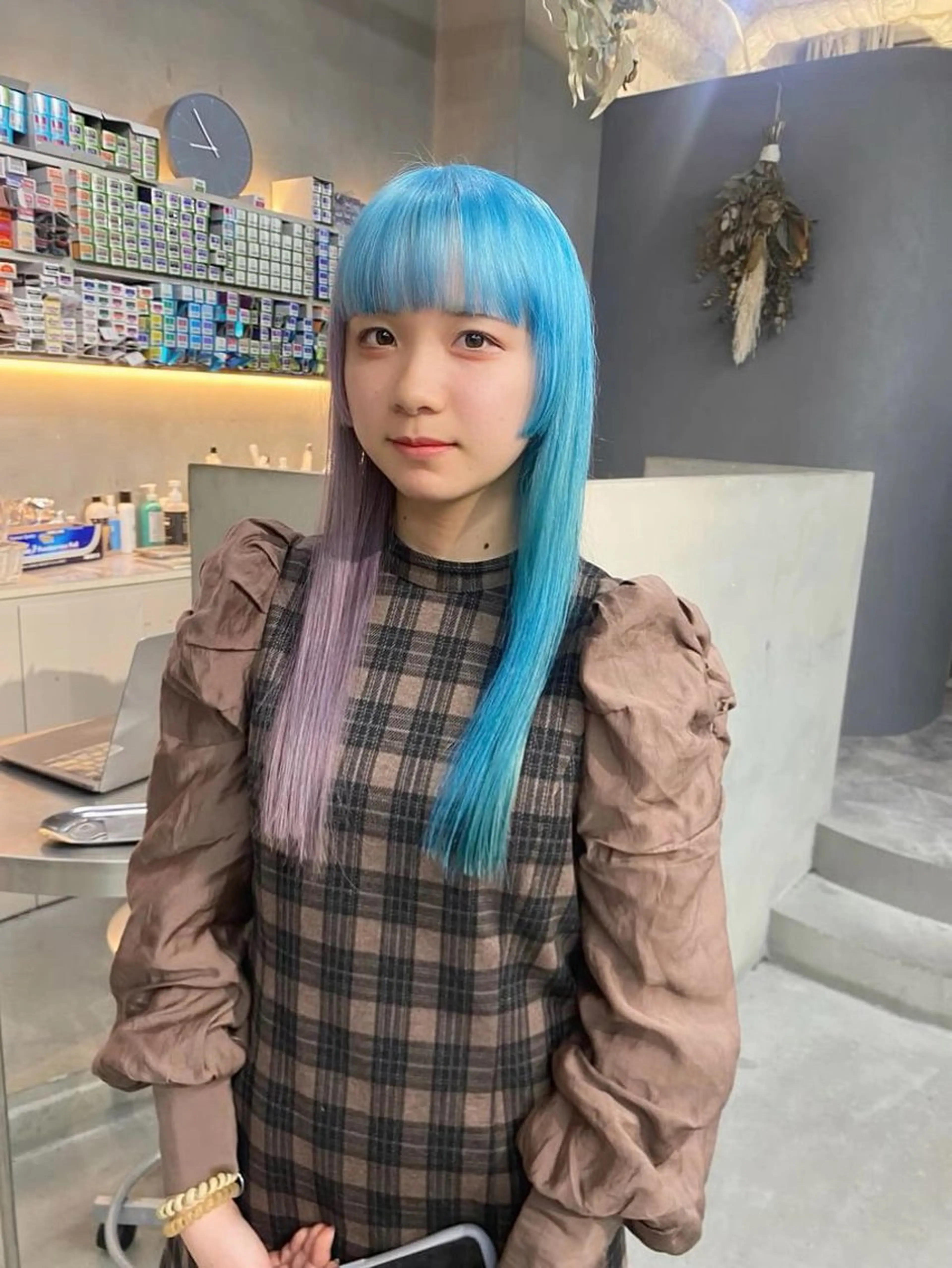 ロング カラー ヘアカラー qulim所属・前橋 姫奈のヘアスタイル