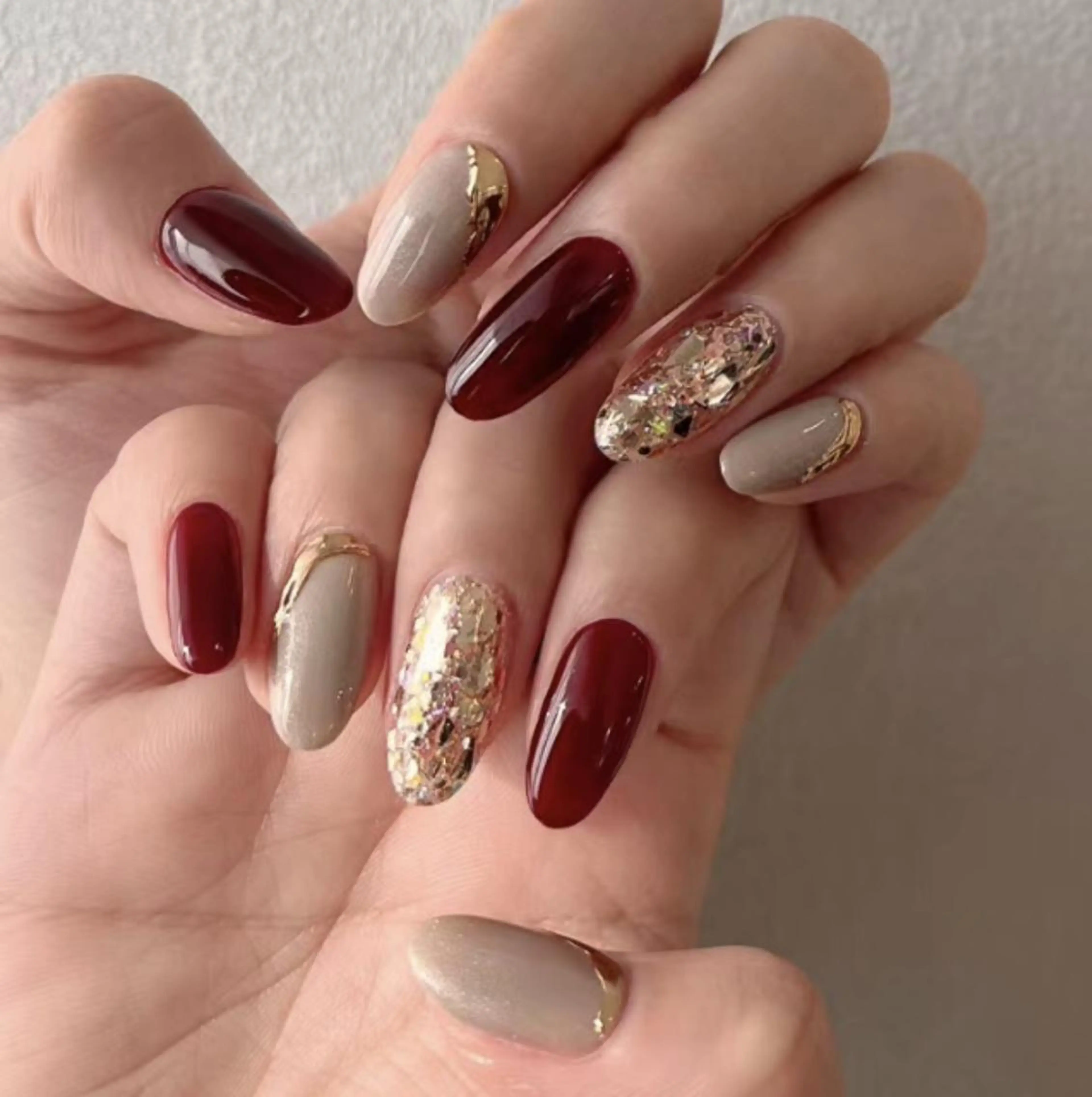 ネイル 長さ出し ネイルチップ Queens PUPUのネイルデザイン