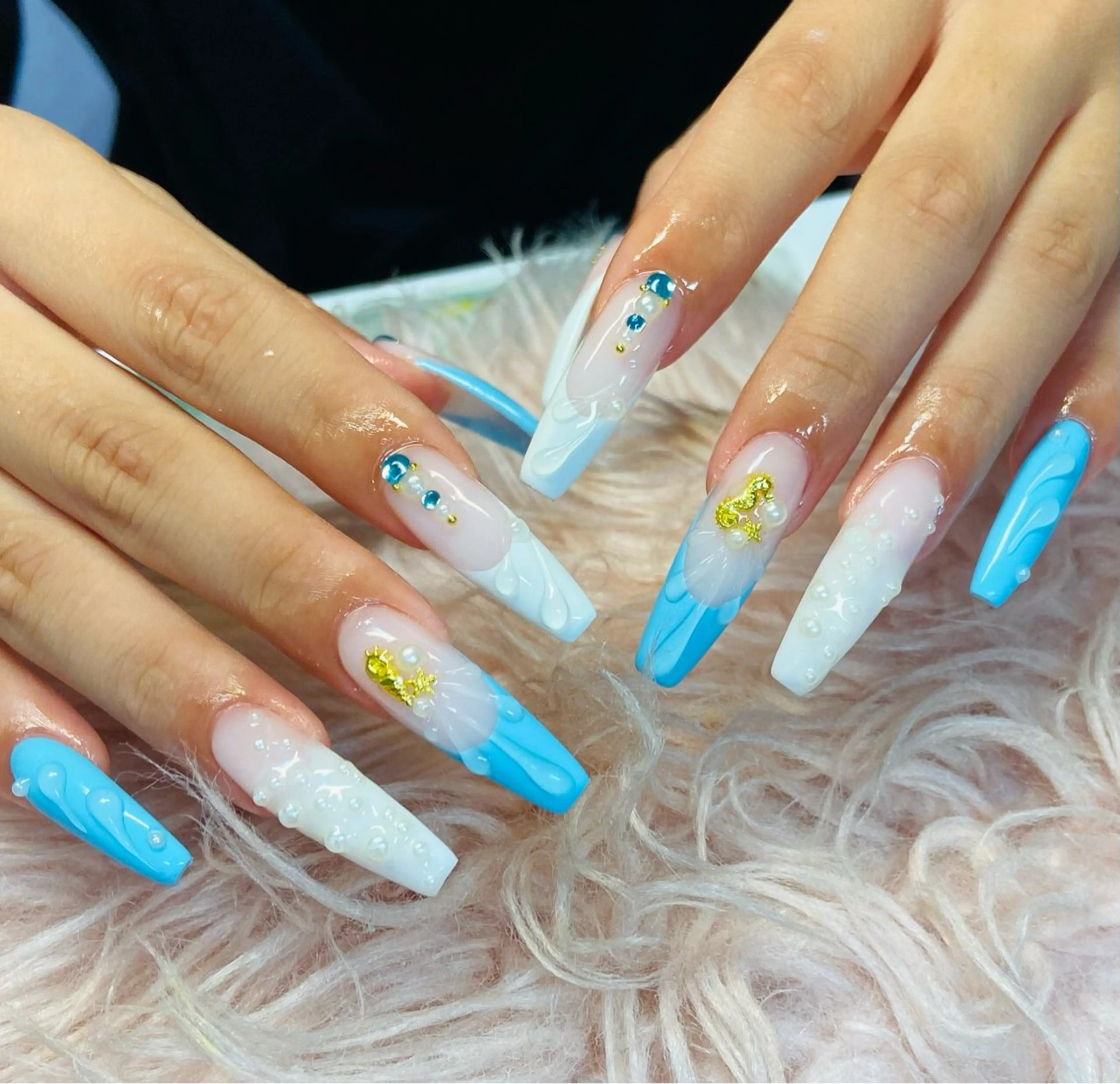 ネイル ロングネイル HandSnail自宅サロン所属・HandSnail 座間自宅ネイルサロンのネイルデザイン