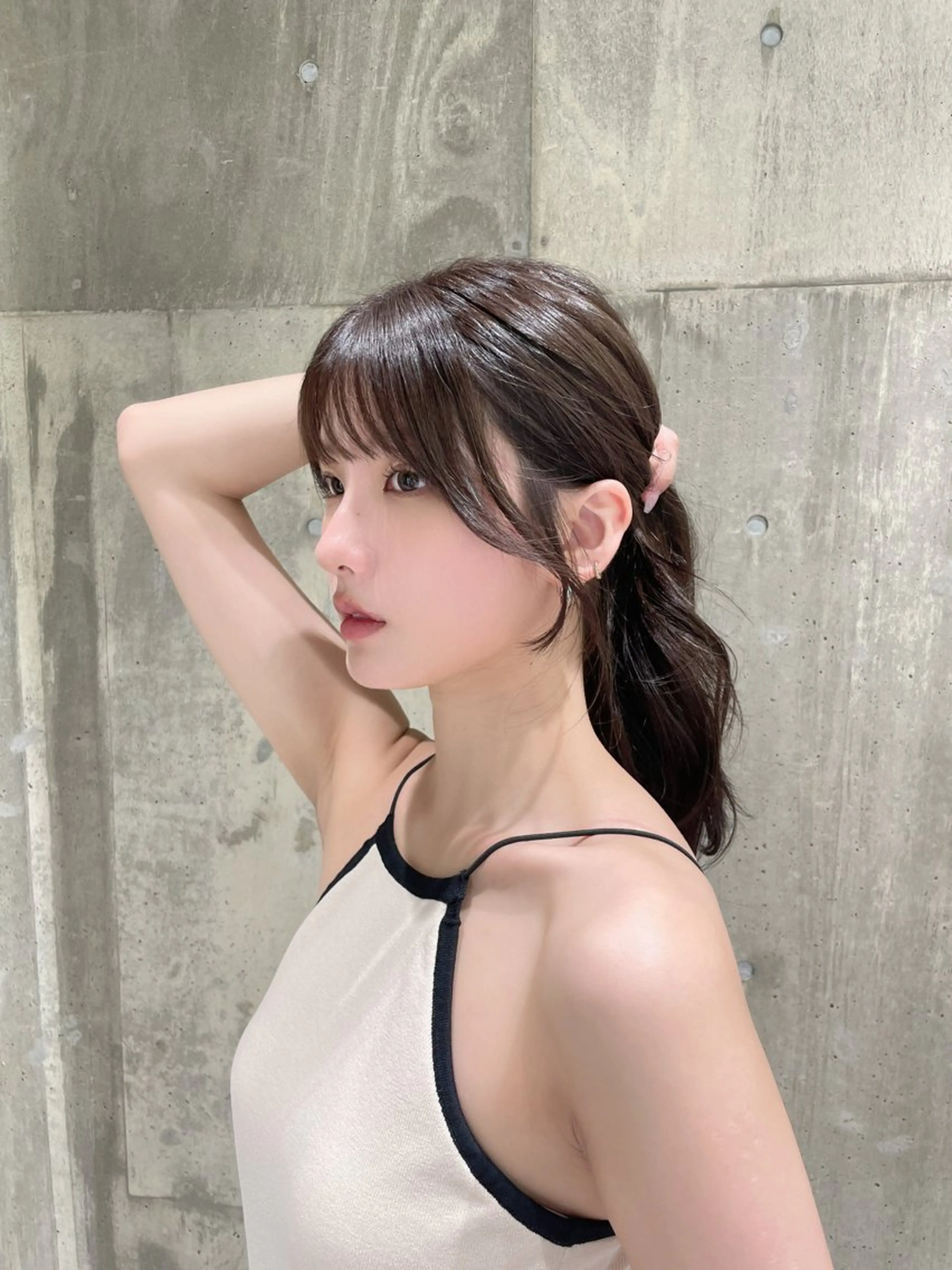 セミロング カラー カット ヘアカラー トリートメント 寺島 圭人のヘアスタイル