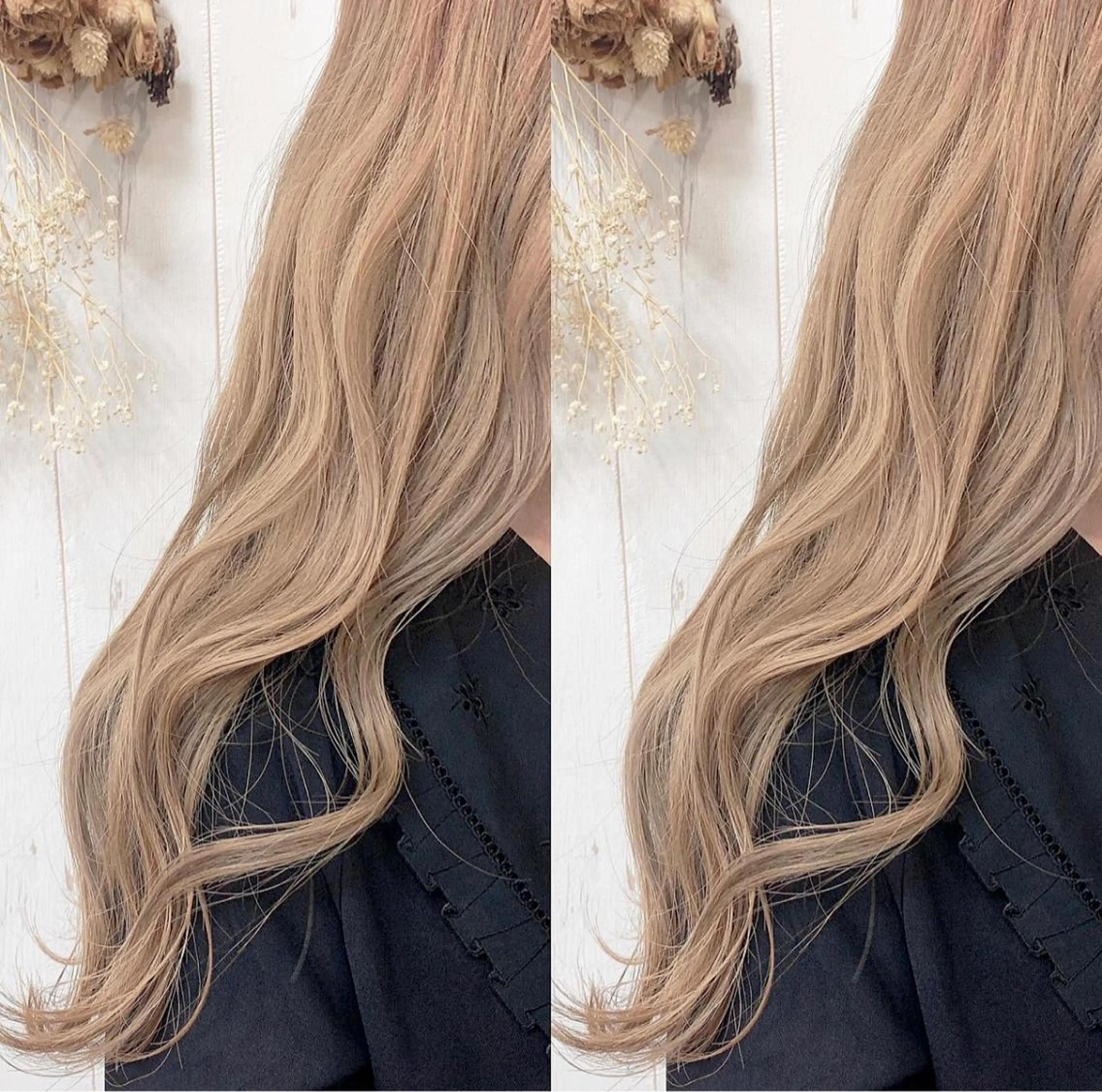 ❤︎ケアブリーチ／ベージュカラー❤︎ ハイトーン❤︎ 透明感のある王道に可愛いカラーの写真