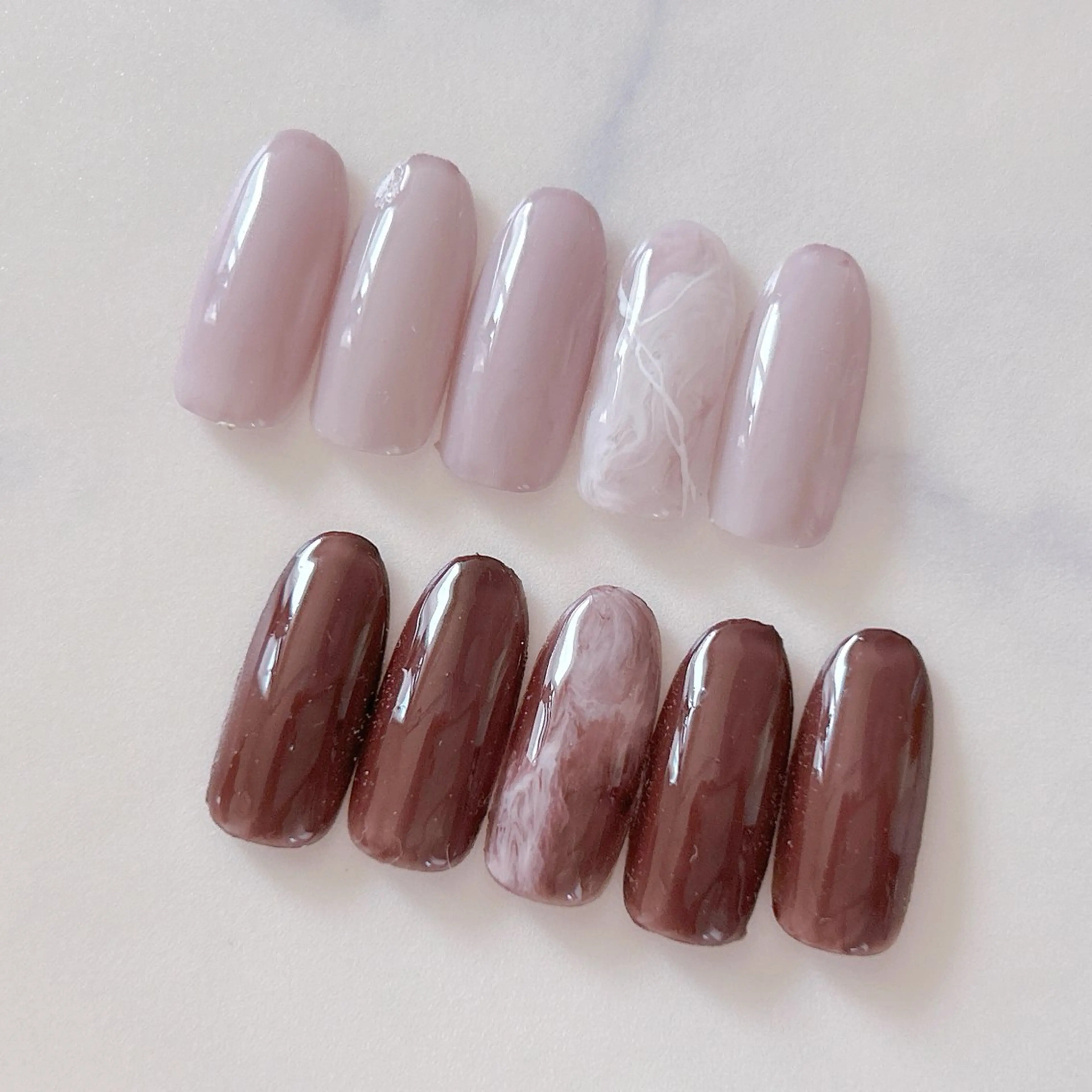 ネイル ニュアンスネイル nabeshima chihiroのネイルデザイン