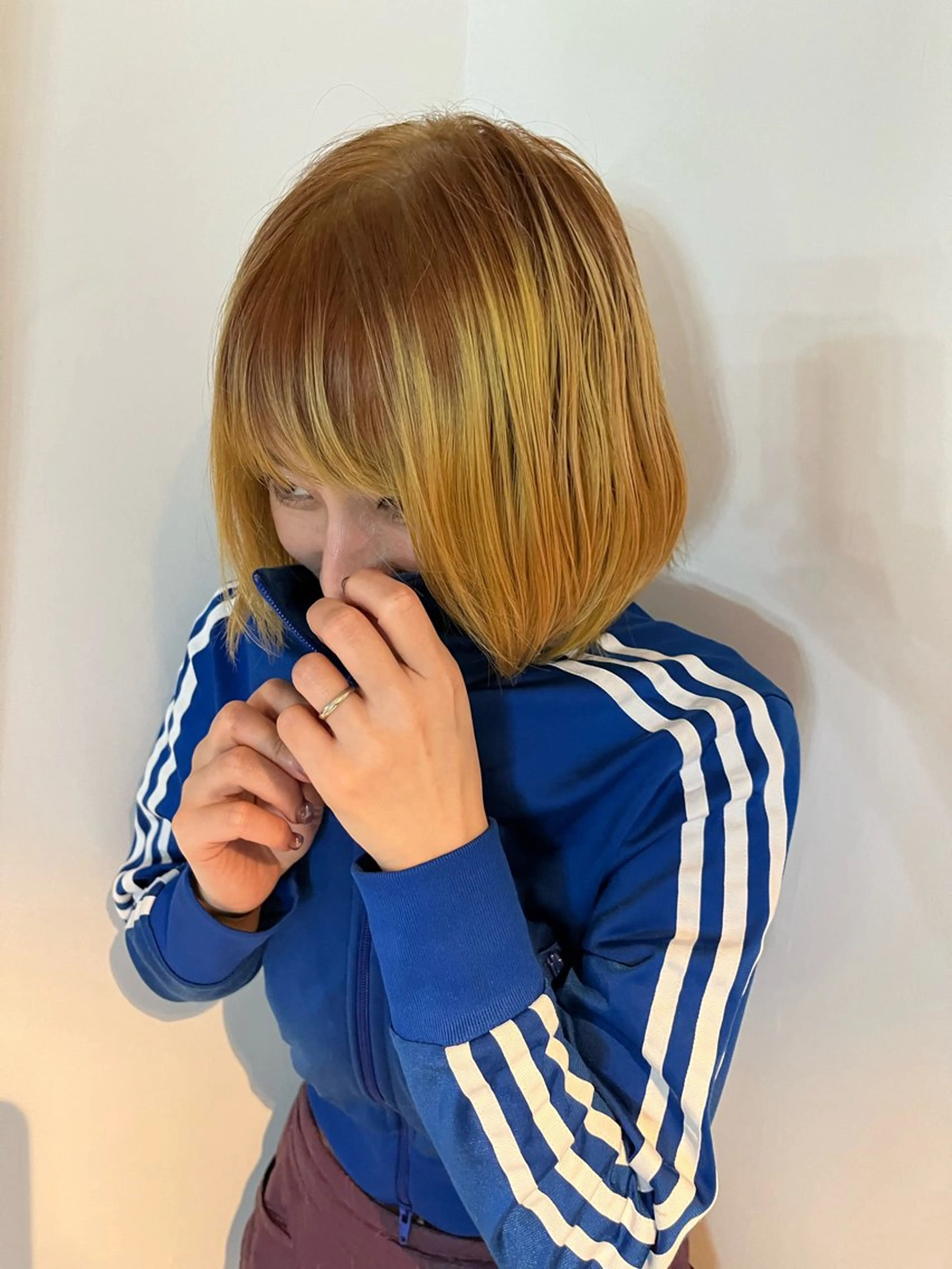 ミディアム カラー カット ヘアカラー 🎀オイダイラ モモカ🎀のヘアスタイル