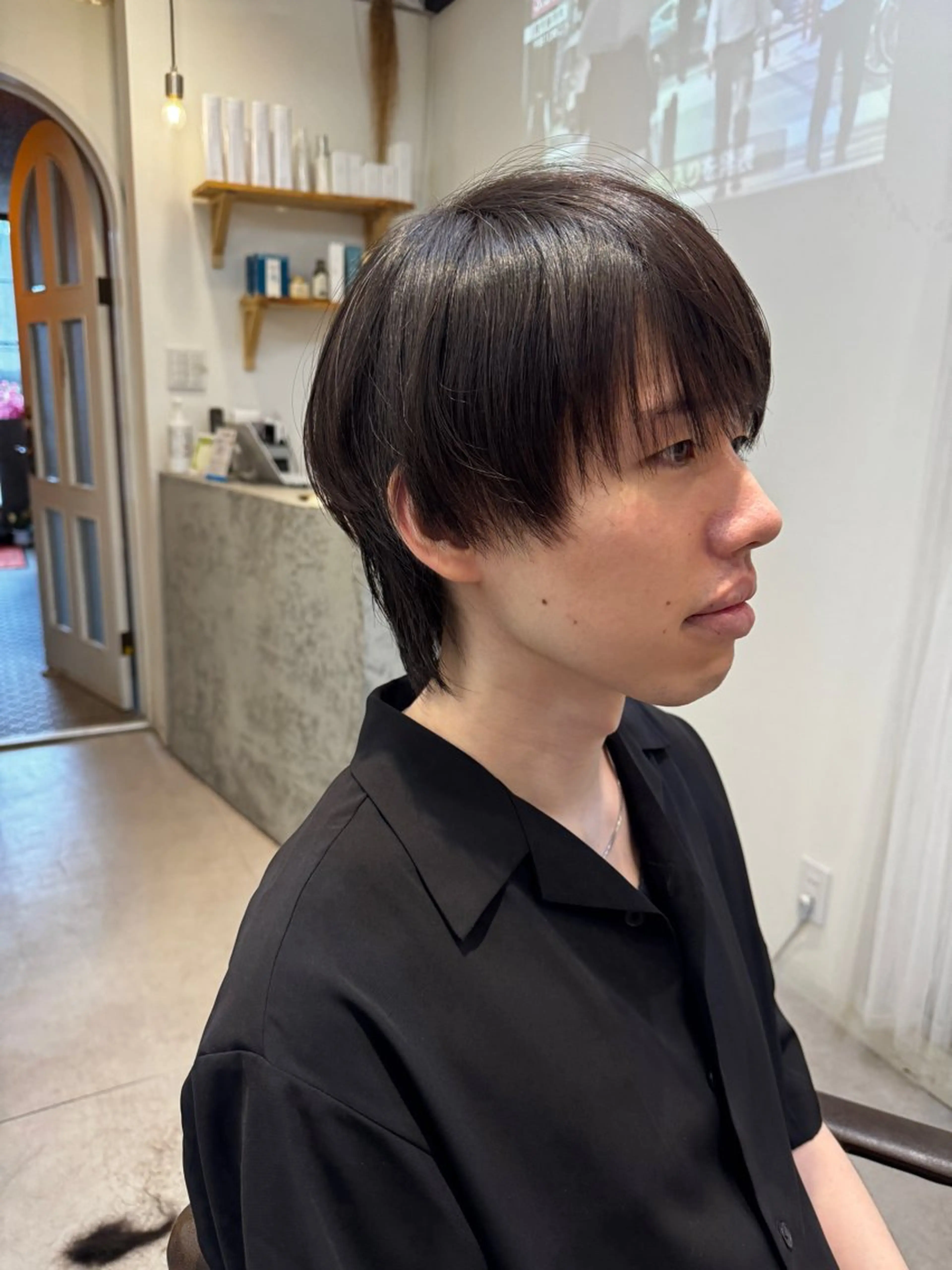 ミディアム パーマ メンズ 縮毛矯正 ストレートパーマ カット 縮毛矯正 トリートメント Dxxxx III所属・女性目線の大人 メンズ*Ayakaのヘアスタイル