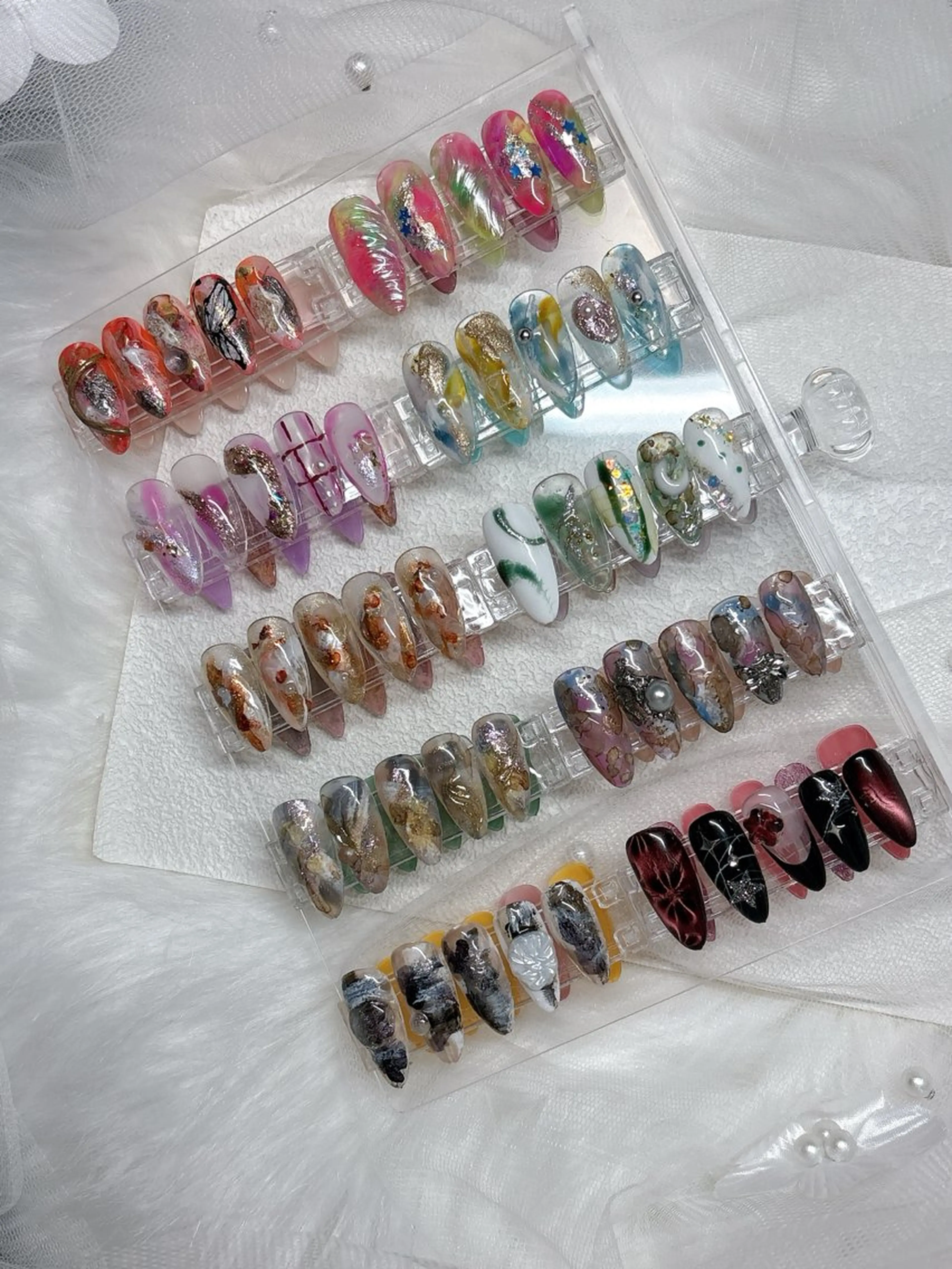 ネイル ハンドネイル PLUM  BELL 横浜自宅ネイルのネイルデザイン