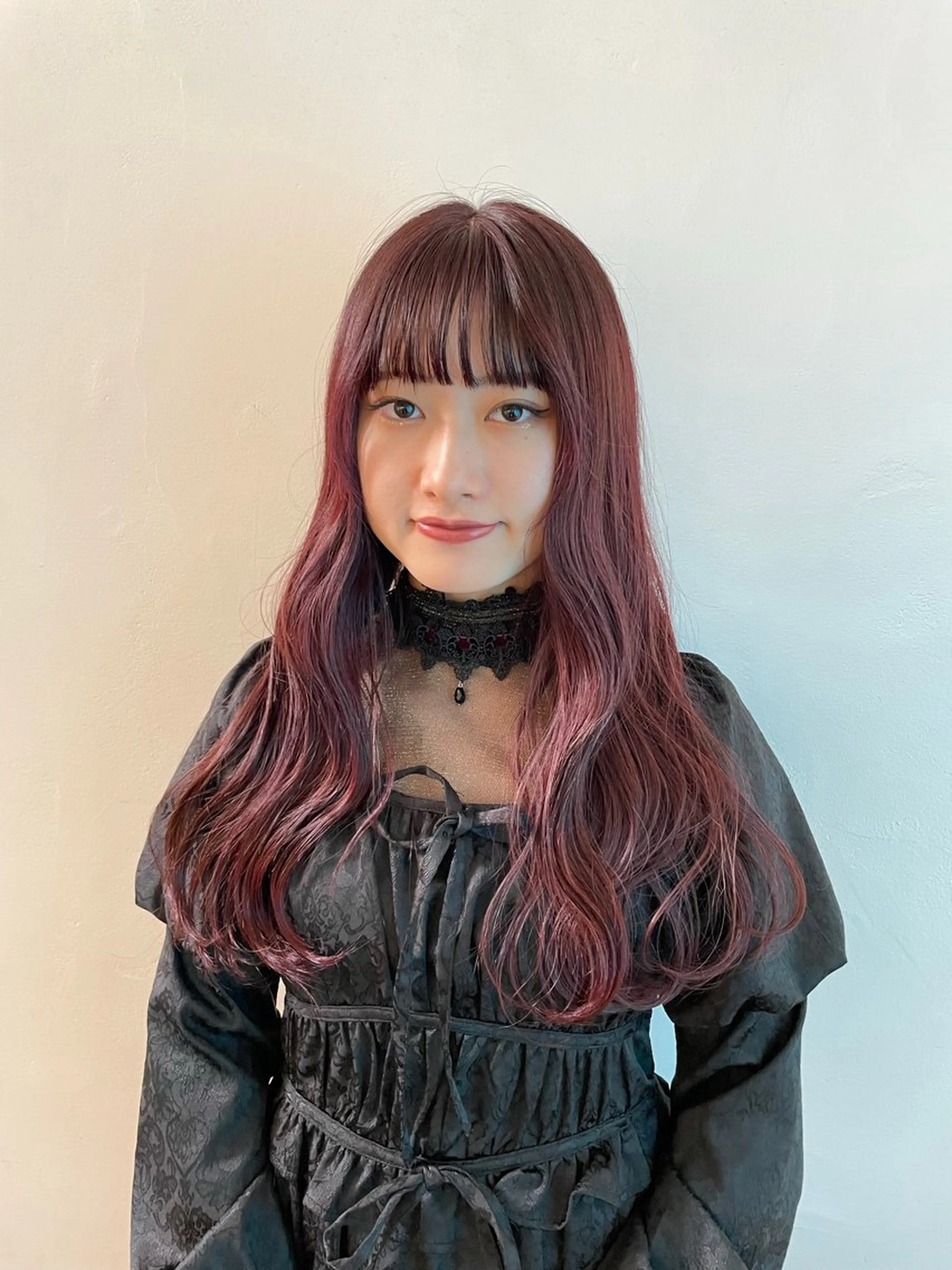 セミロング カラー ヘアカラー 🌟暖色系ハイトーン 🌟AIのヘアスタイル