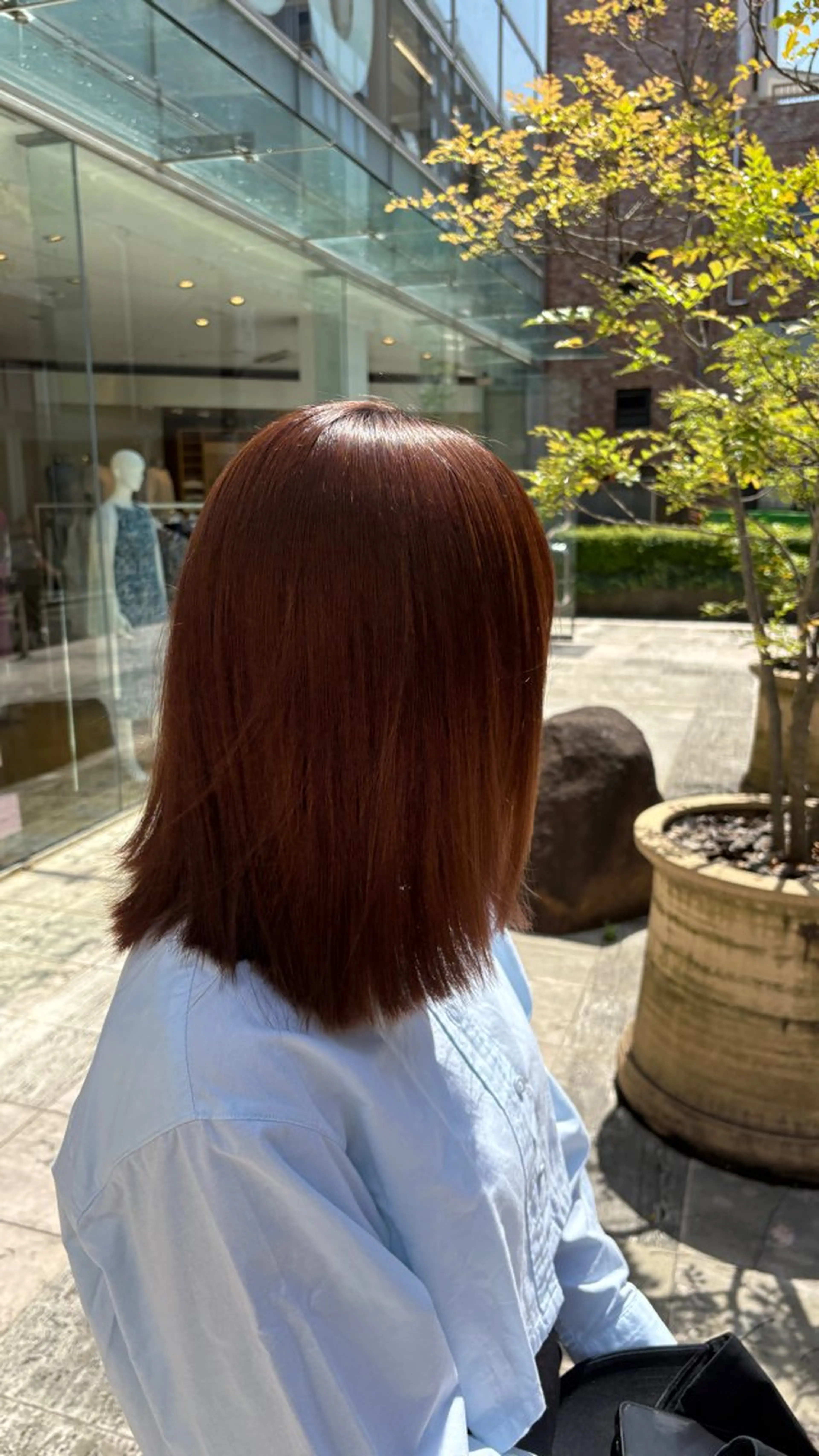 ミディアム パーマ 縮毛矯正 美髪矯正🍀 似合わせカット渡邊のヘアスタイル