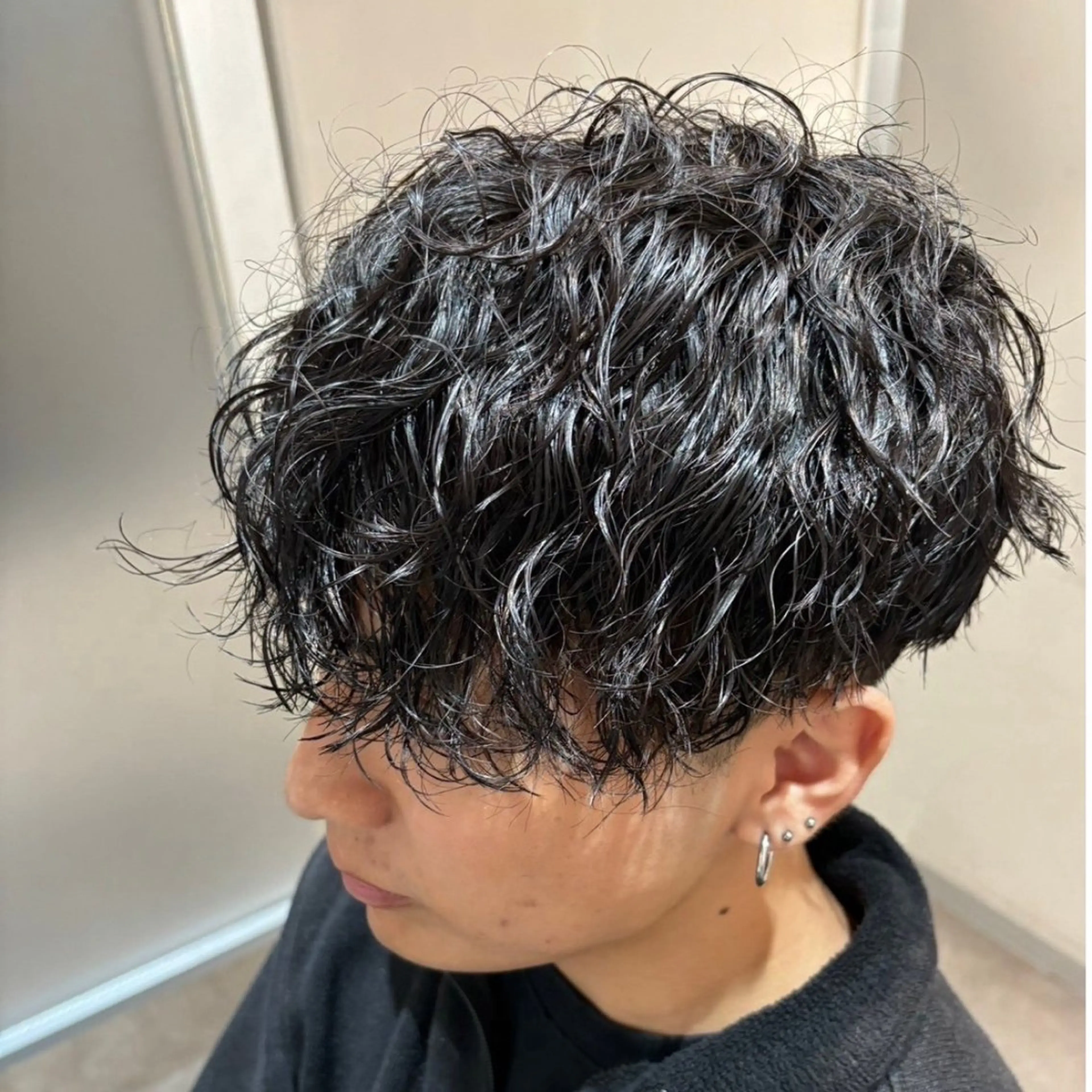 メンズ カット パーマ RUKA👱🏻 メンズカットパーマのヘアスタイル