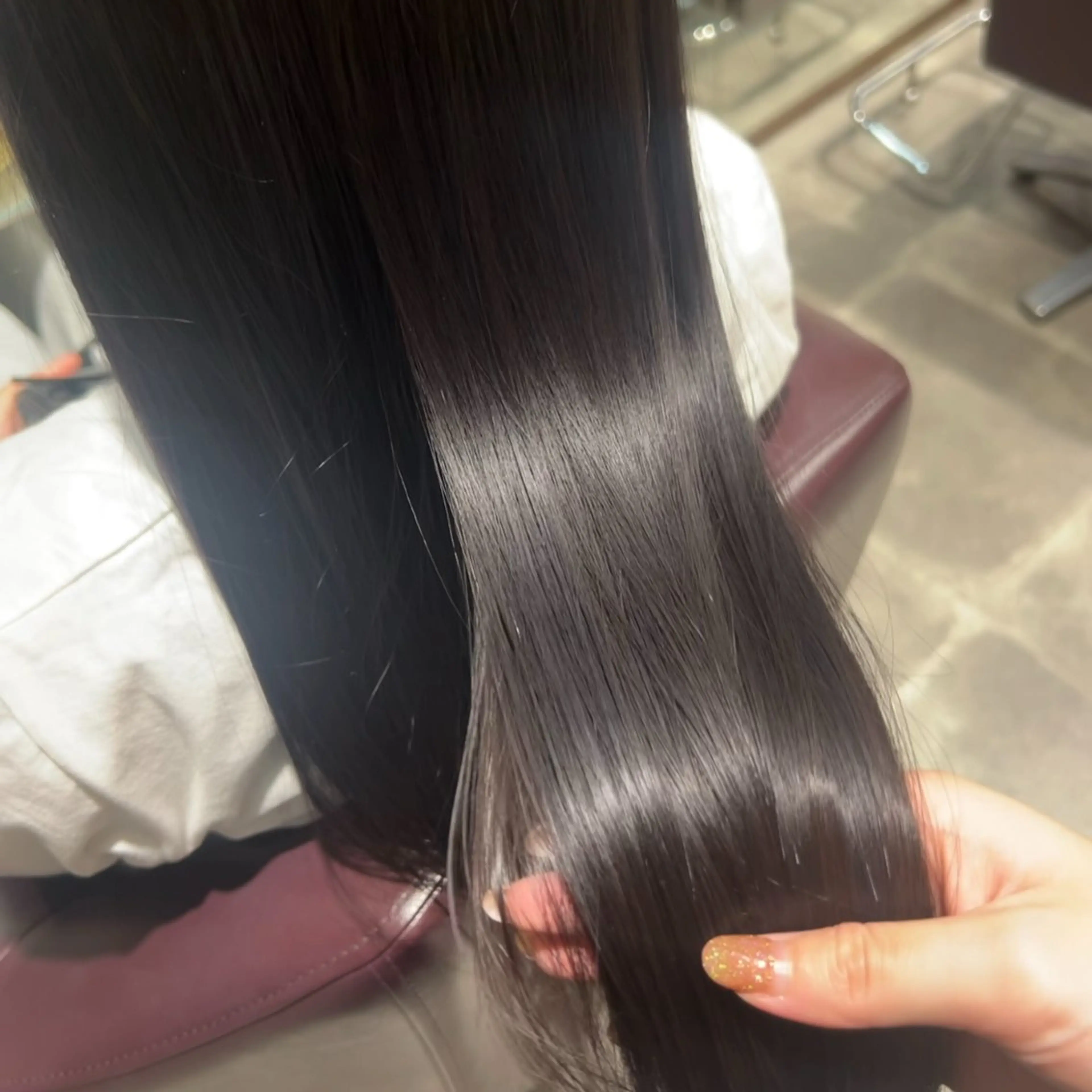 【髪質改善】カット💇‍♀️髪質改善カラー💜オージュアサロントリートメント🧴の写真