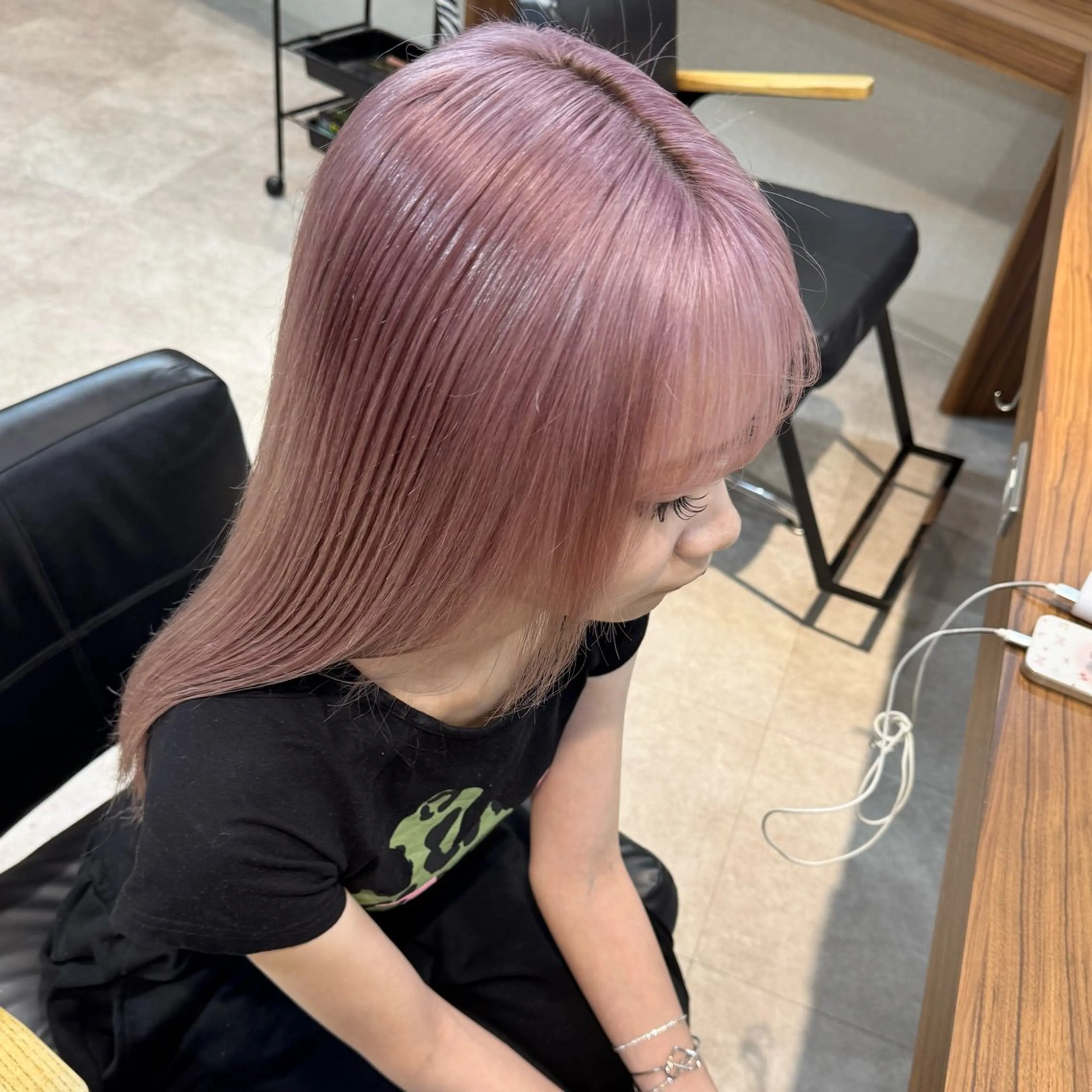 ロング カラー ヘアカラー トリートメント 優梨 EIGHT💞のヘアスタイル