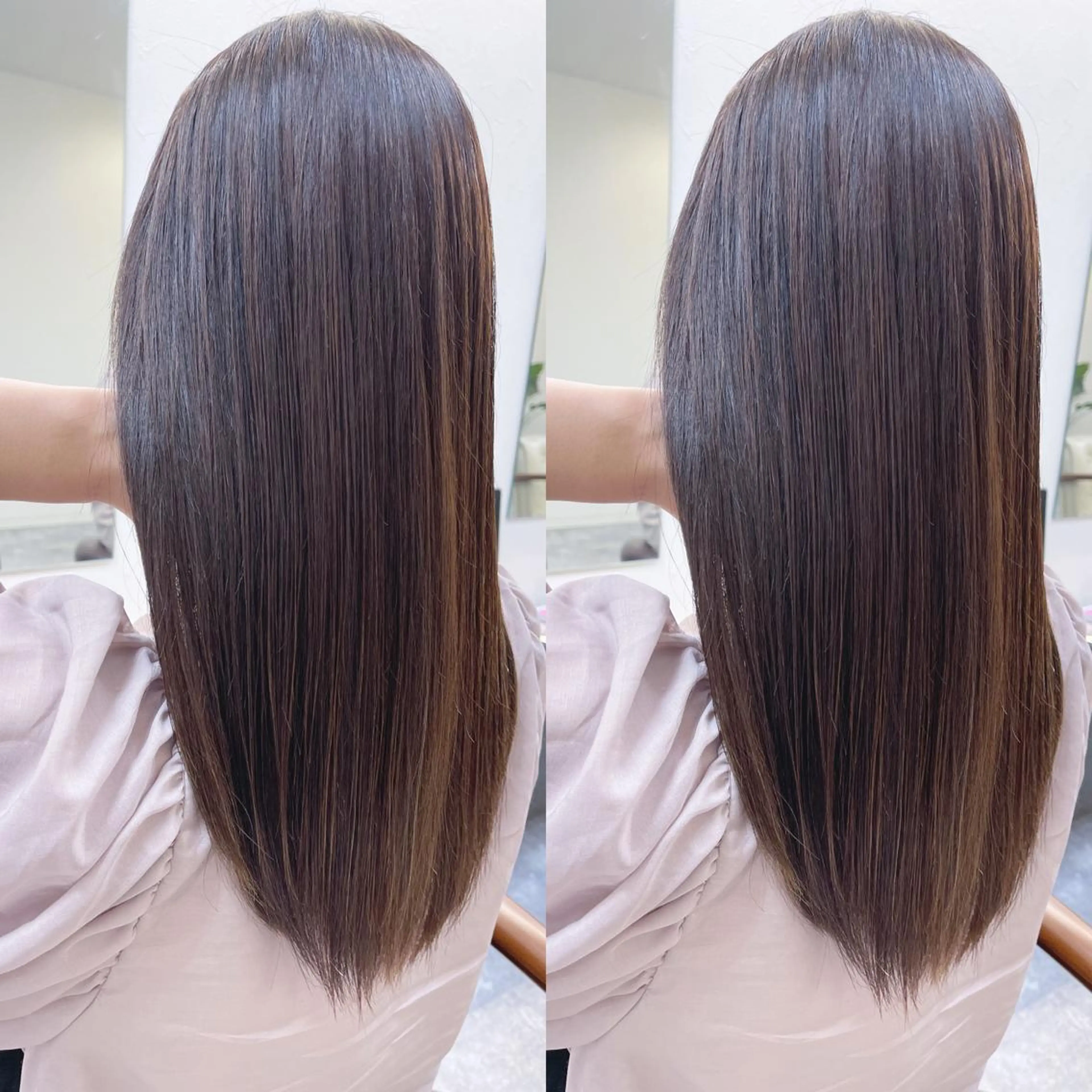 ロング 髪質改善 ロング カット 縮毛矯正 H所属・H (エイチ) 烏丸御池店のヘアスタイル