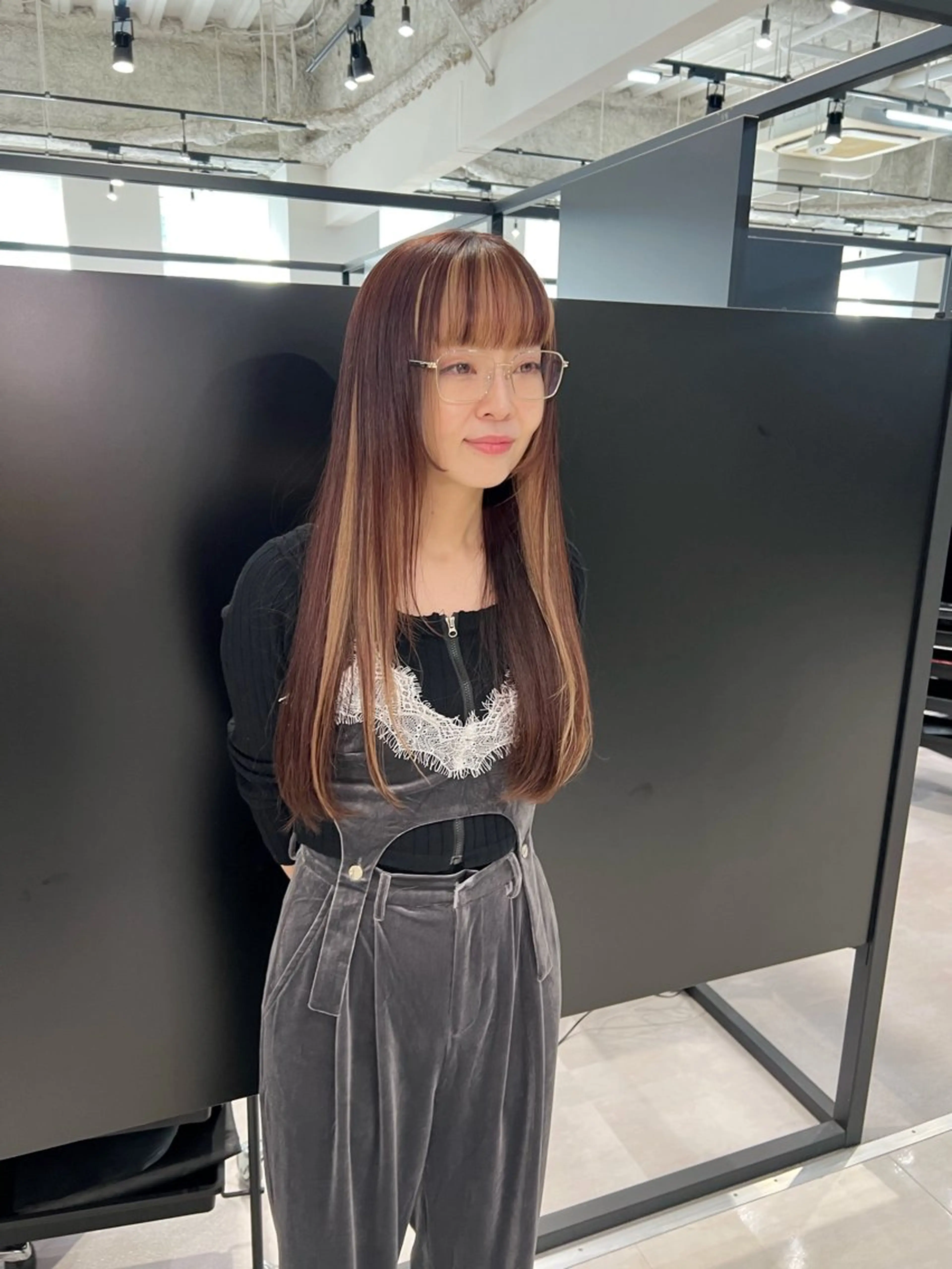 ロング カラー ヘアカラー トリートメント kimika🥑 メンズ/髪質改善のヘアスタイル