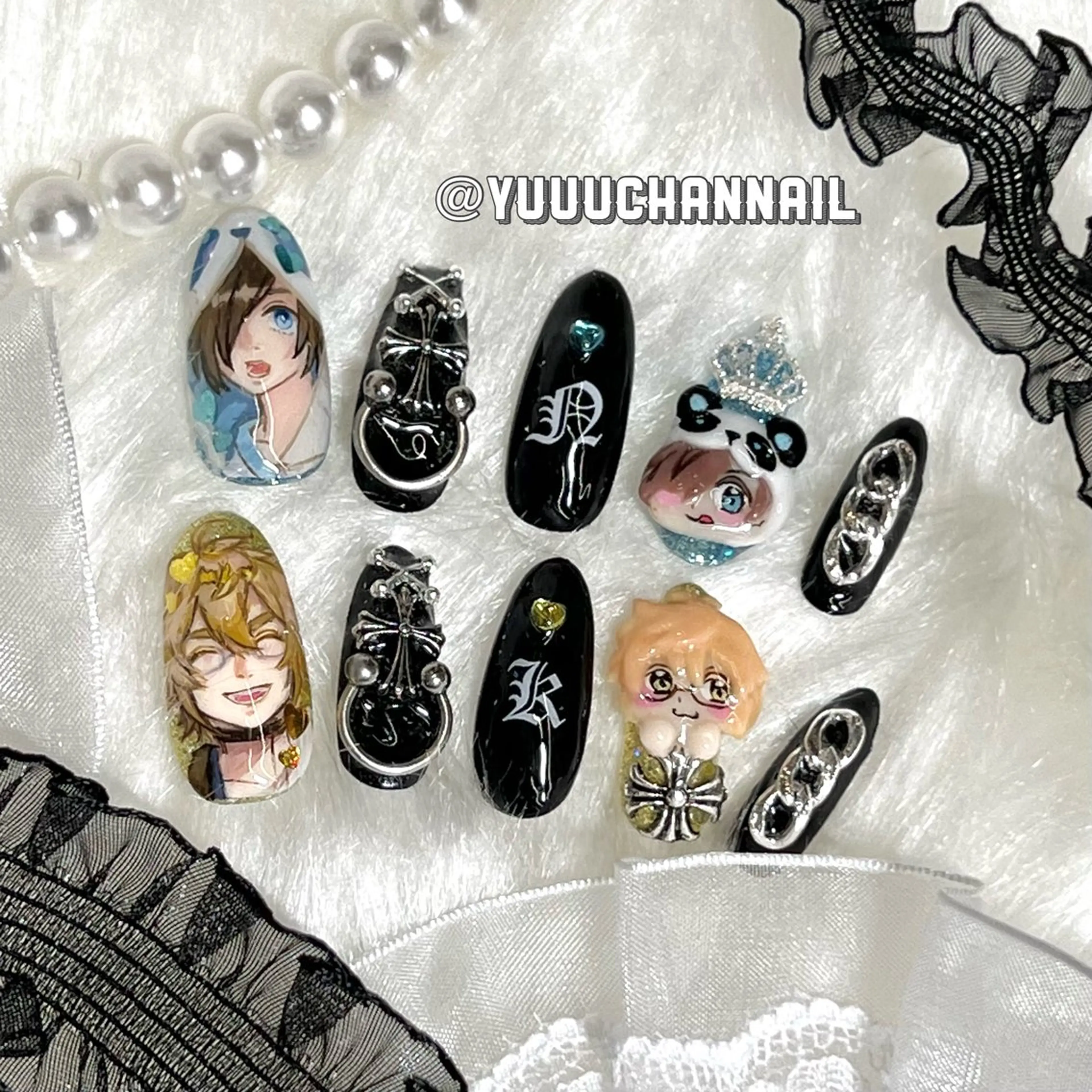 ネイル 痛ネイル🩷渋谷 🧸Yunaのネイルデザイン