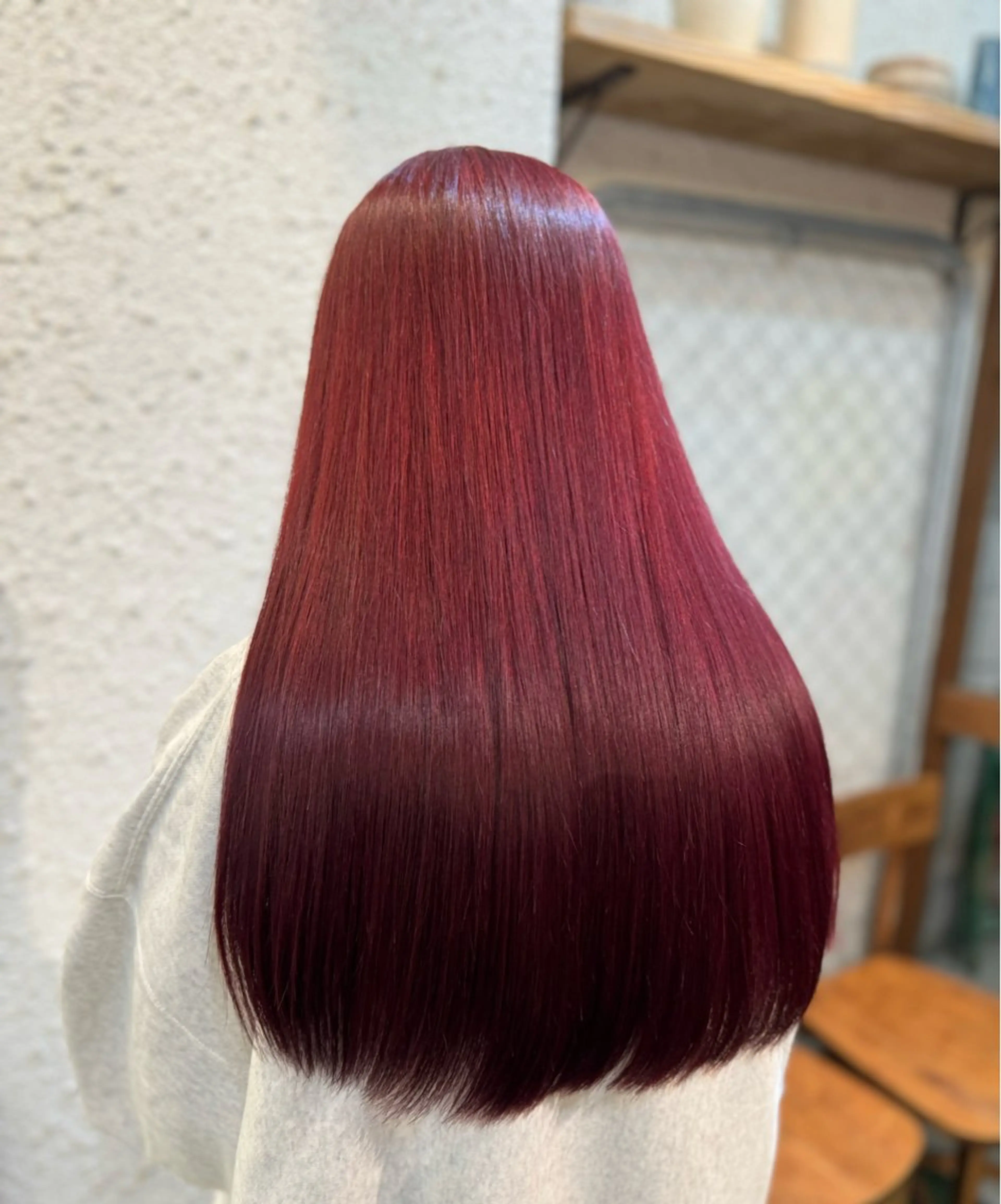 ロング カラー 透明感/血色カラー/ 似合せレイヤー/ゆいのヘアスタイル