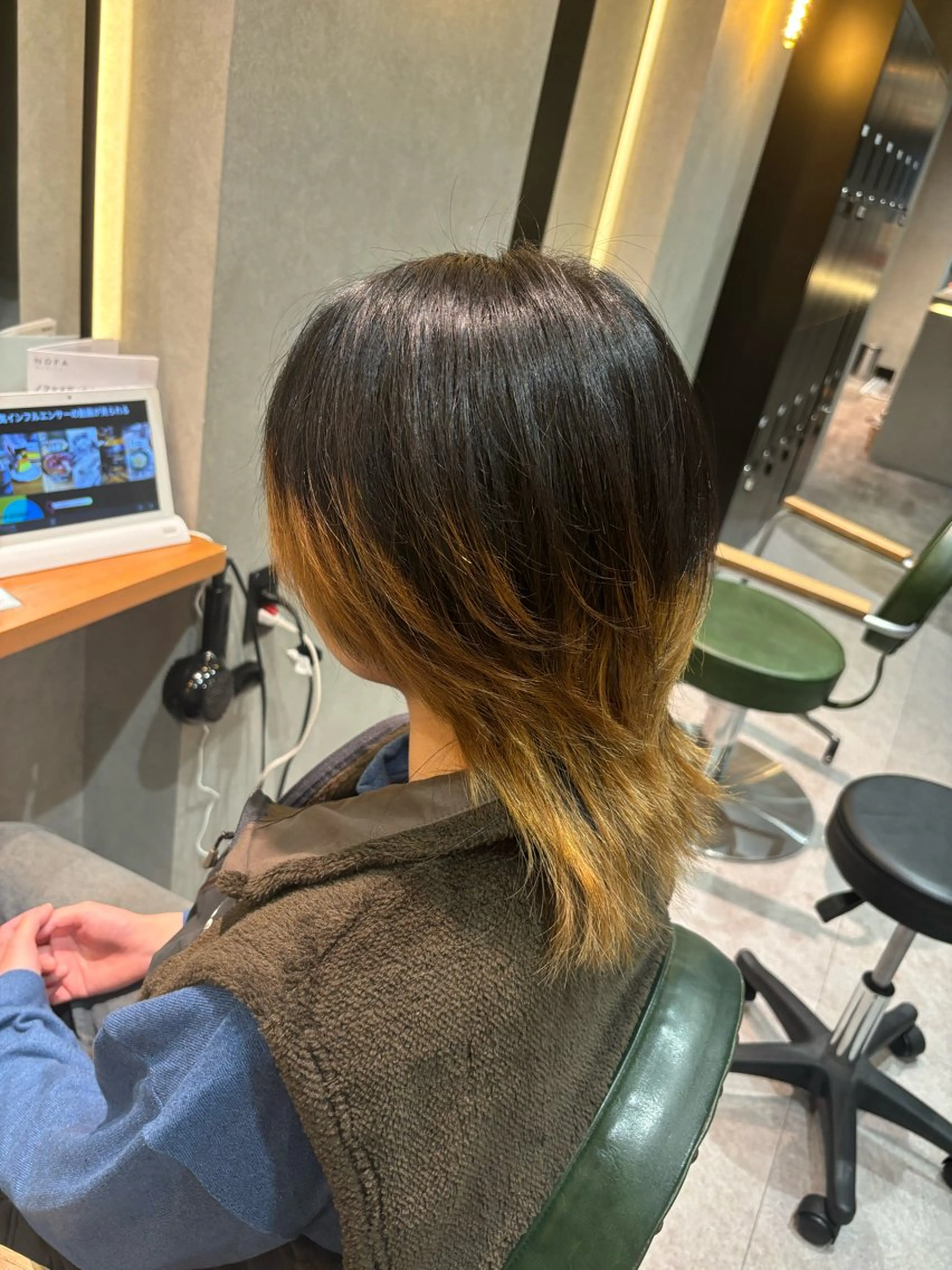 カラー ヘアカラー トリートメント La fith hair liebe 京都駅前店所属・京都駅☆髪質改善 🎀アミ🎀のヘアスタイル