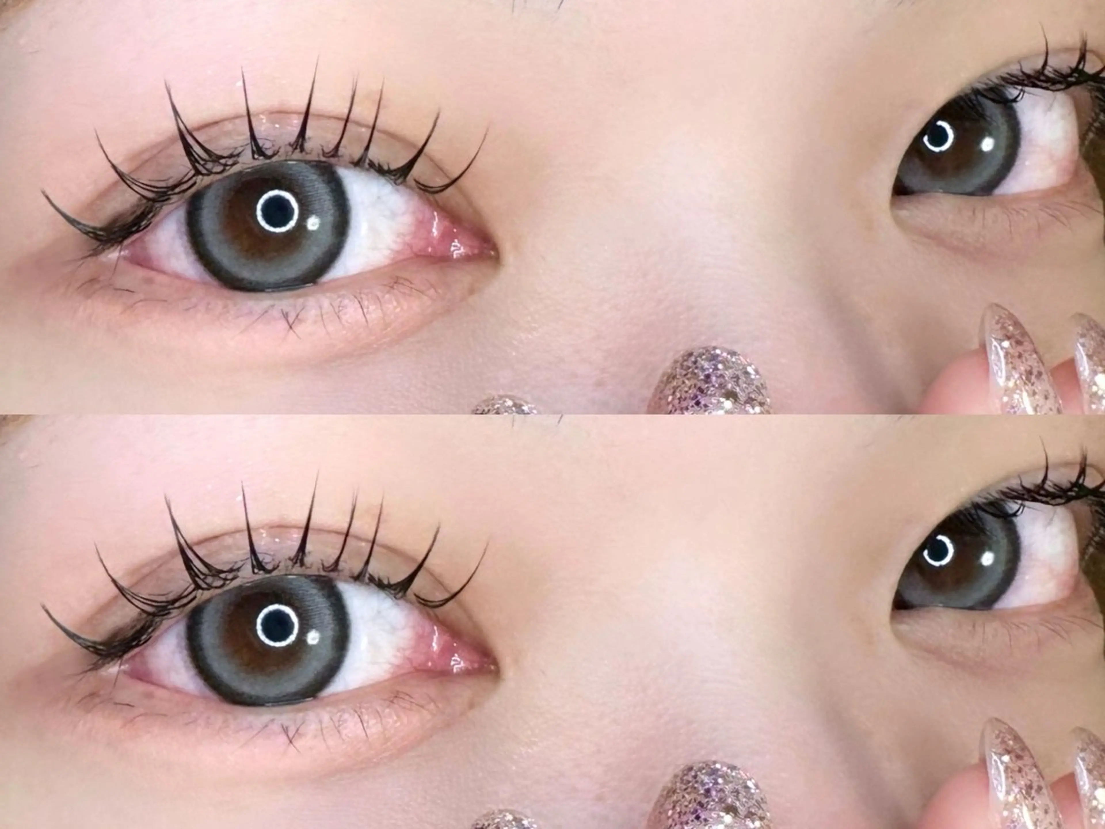 マツエク・マツパ 一重×まつ毛パーマ 艶カラー/縮毛矯正 /𝐒𝐚𝐤𝐢のヘアスタイル