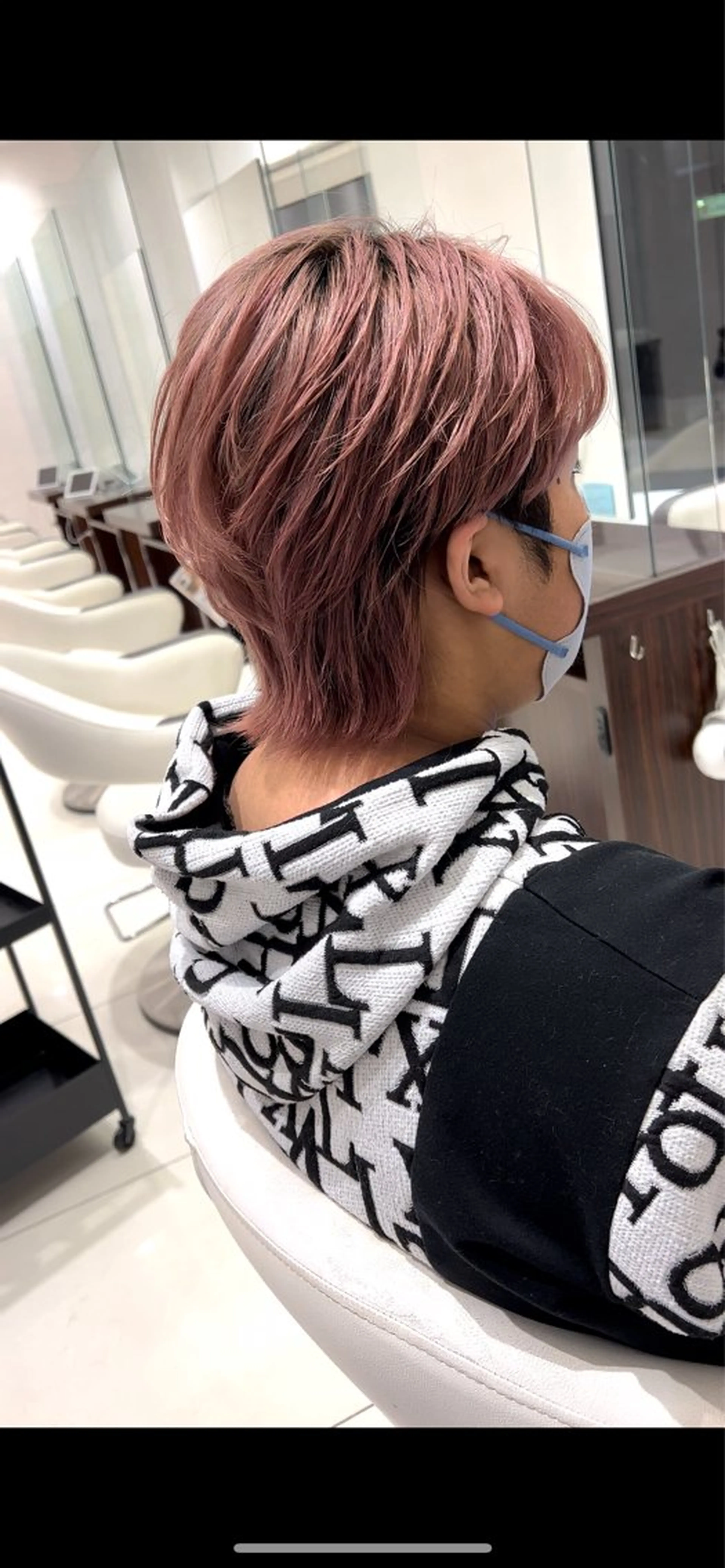 カラー ピンクカラー カット ヘアカラー earth甲府昭和店 東　允のヘアスタイル