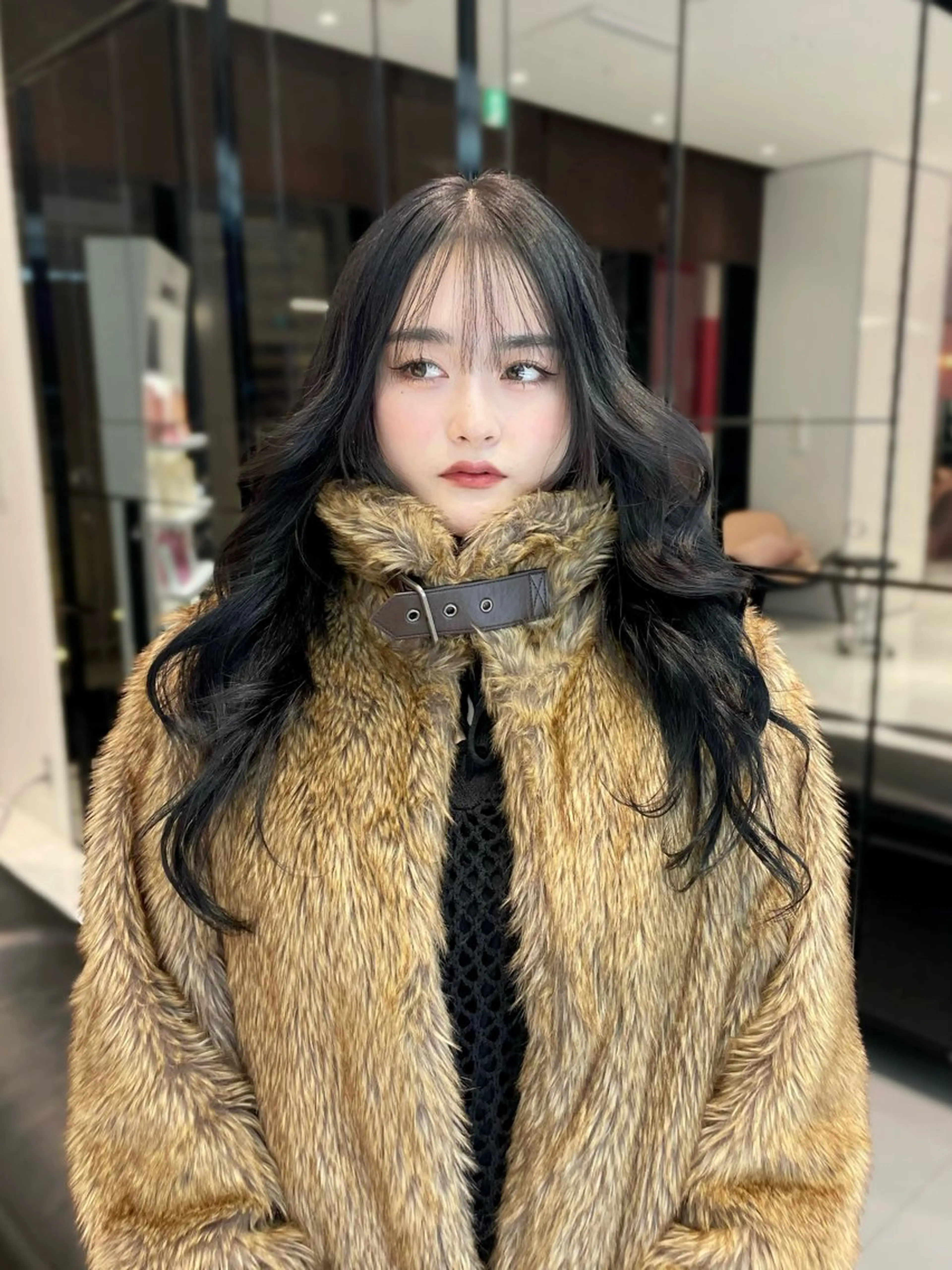 ロング カラー 黒髪 keen 吉祥寺所属・【韓国❤️海外ヘア】 AYAKAのヘアスタイル