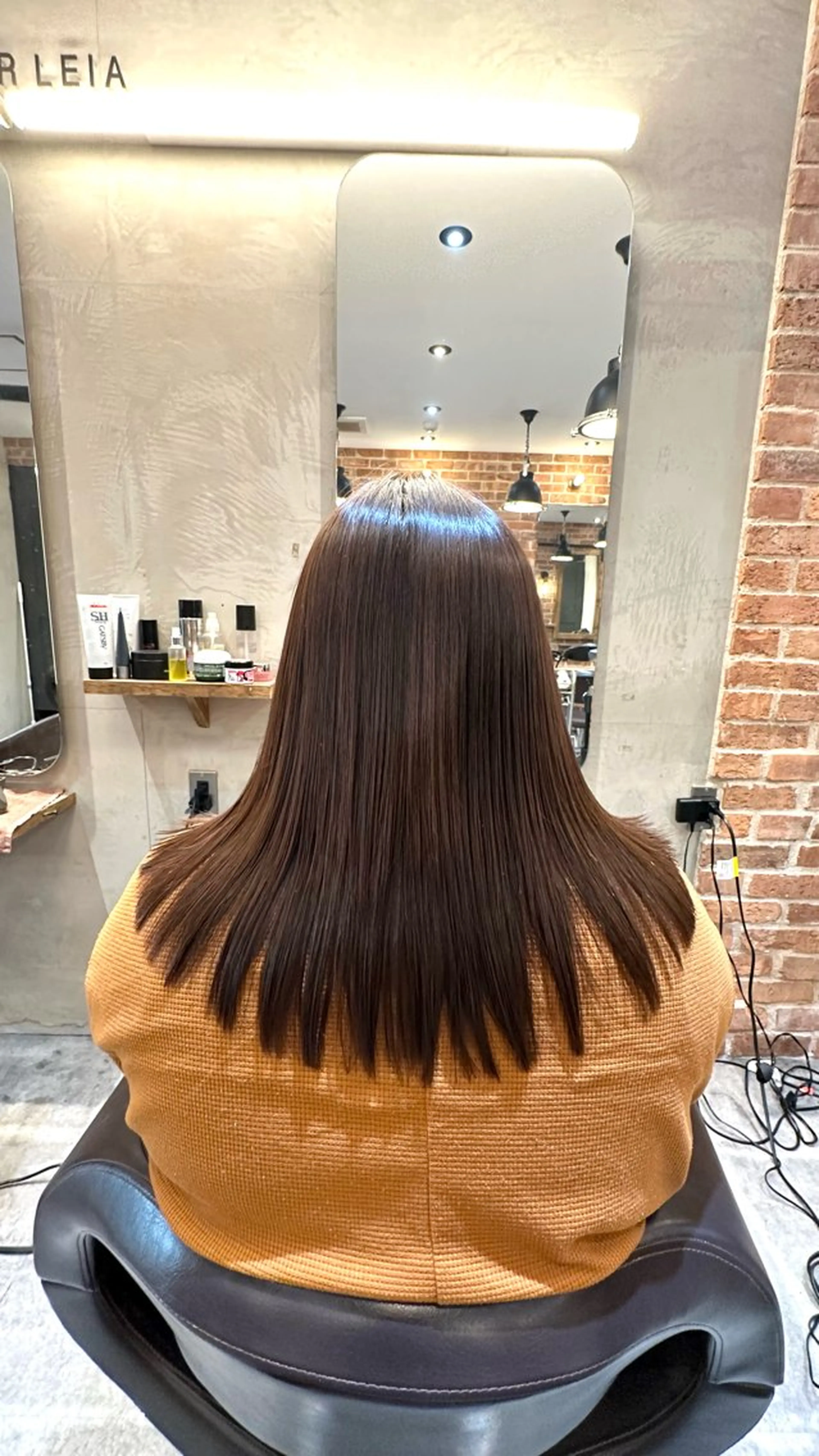 セミロング カット ヘアカラー 佐藤/本物志向の 髪質改善サロンのヘアスタイル