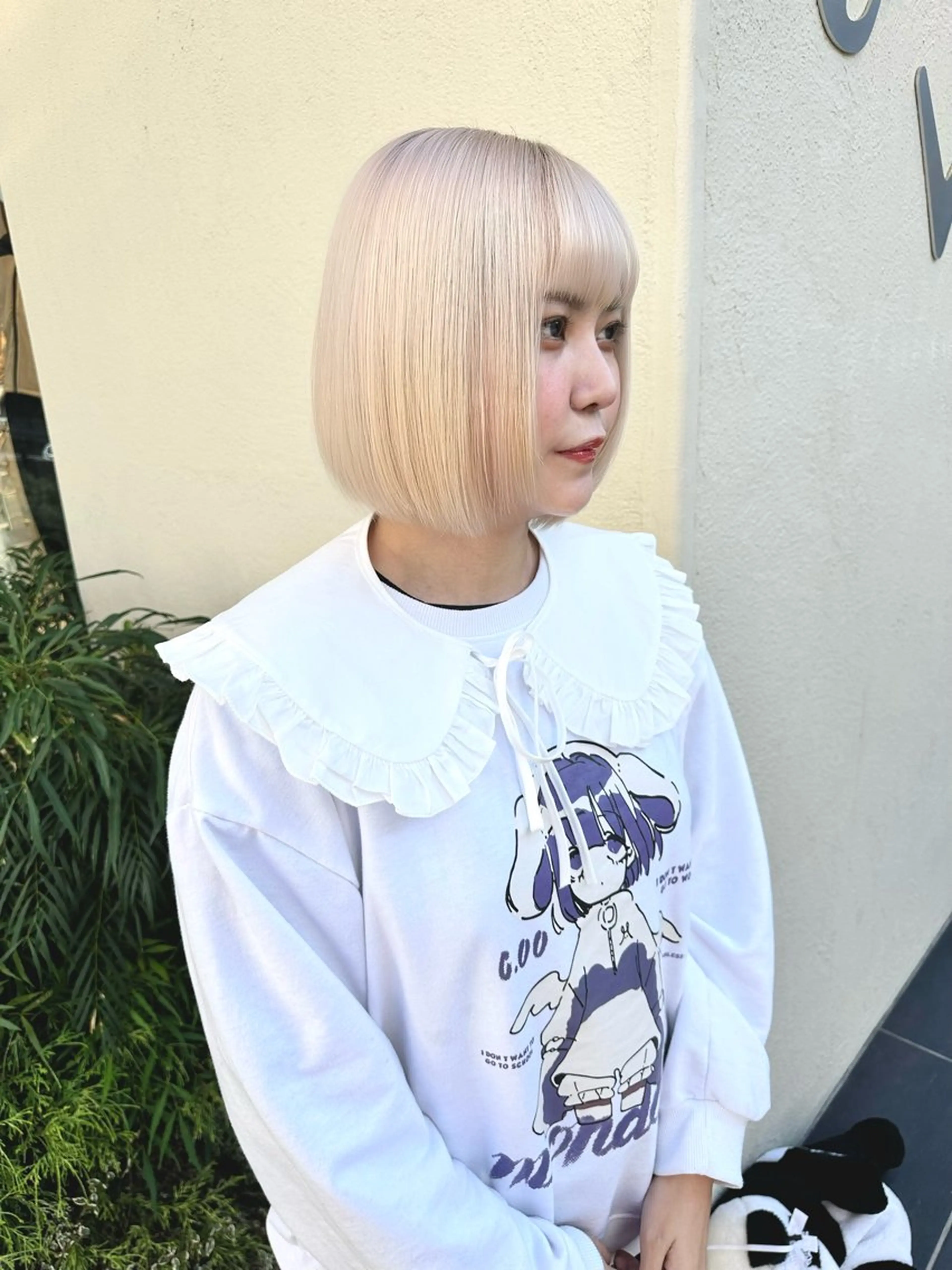 ショート カラー ウルフとハイトーン みっちー✂️のヘアスタイル