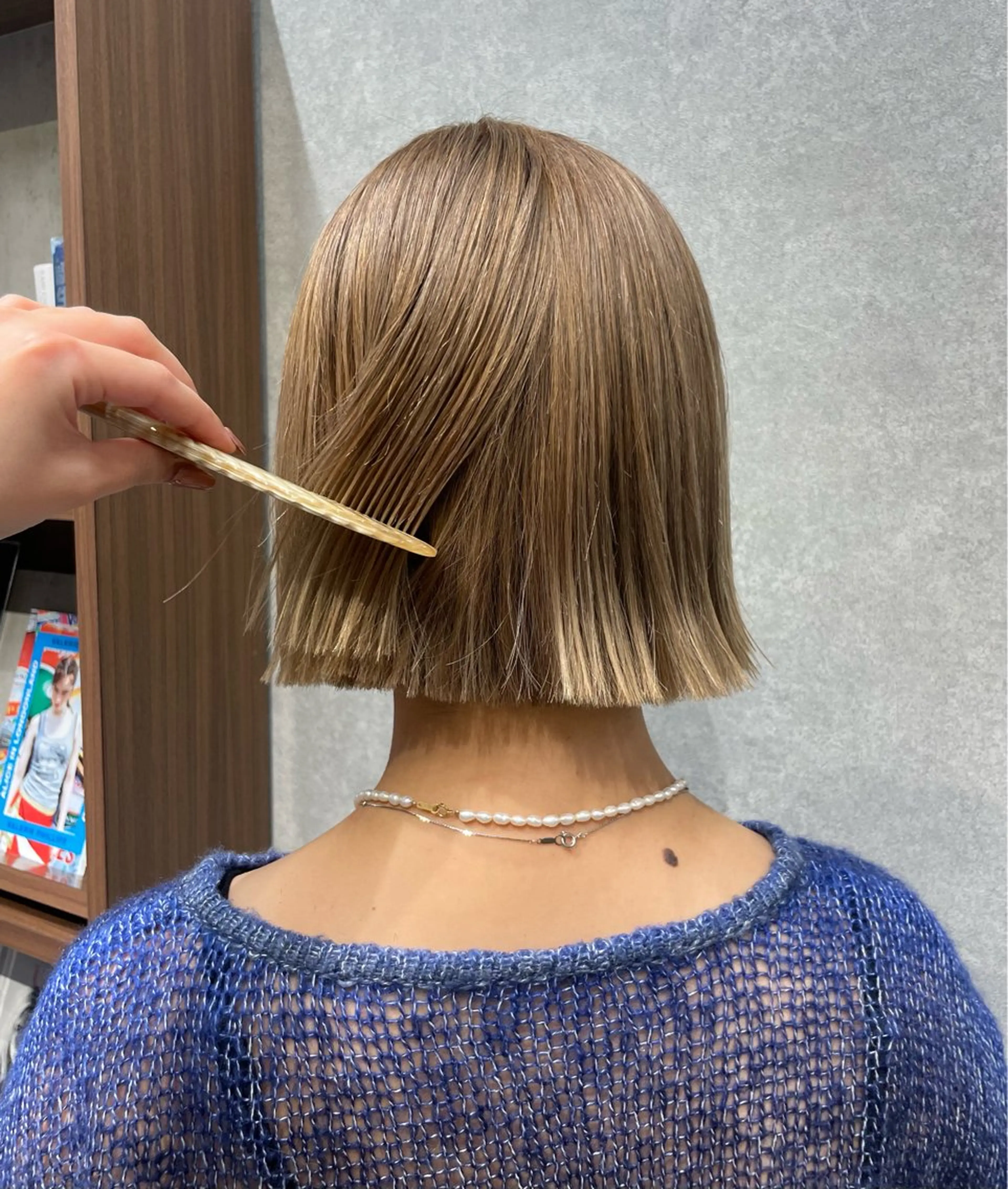 ミディアム ヘアカラー Daisy🎀透け感 カラー🎀JUNAのヘアスタイル