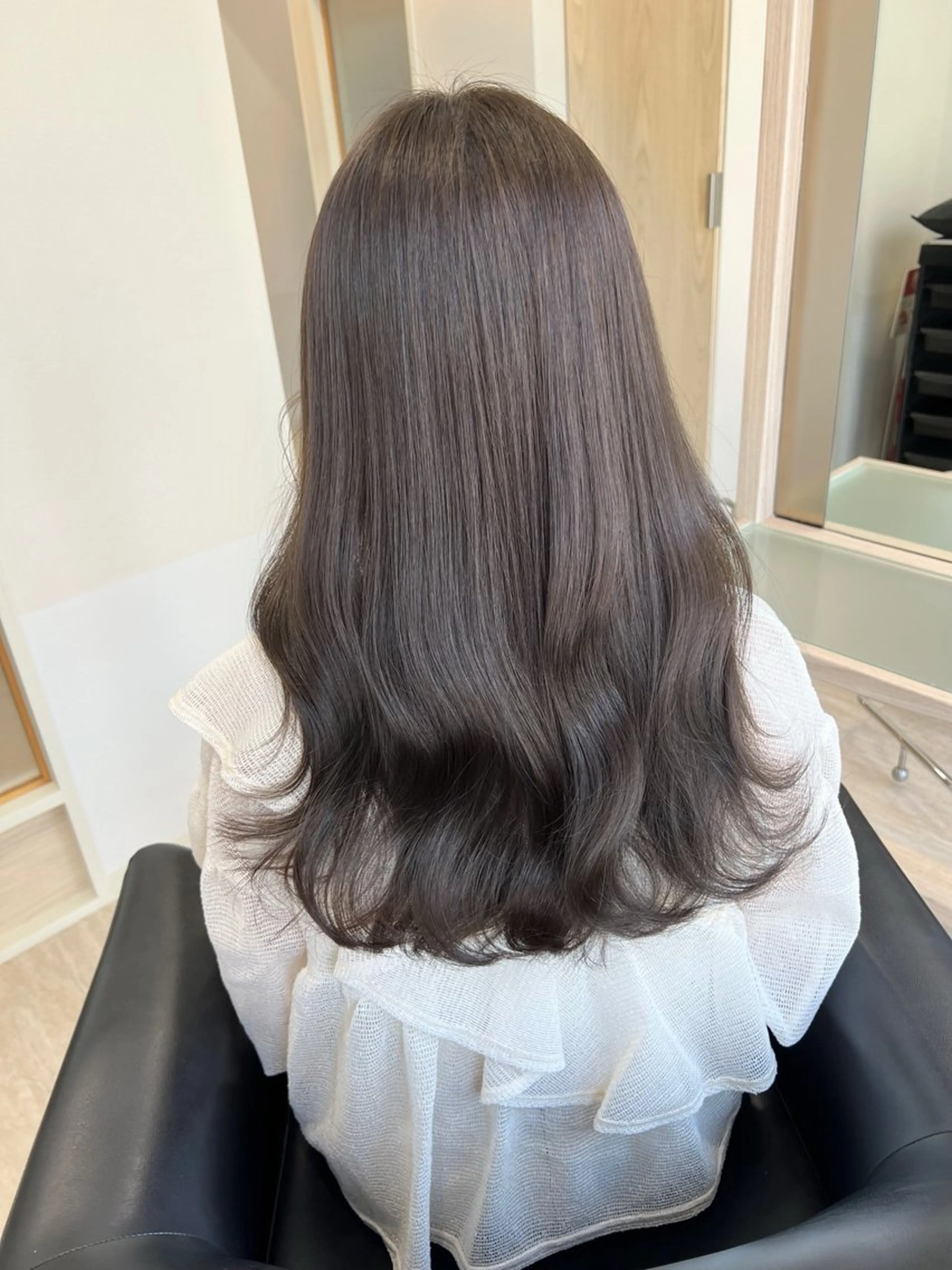 セミロング 韓国モテhair🍑 momoのヘアスタイル