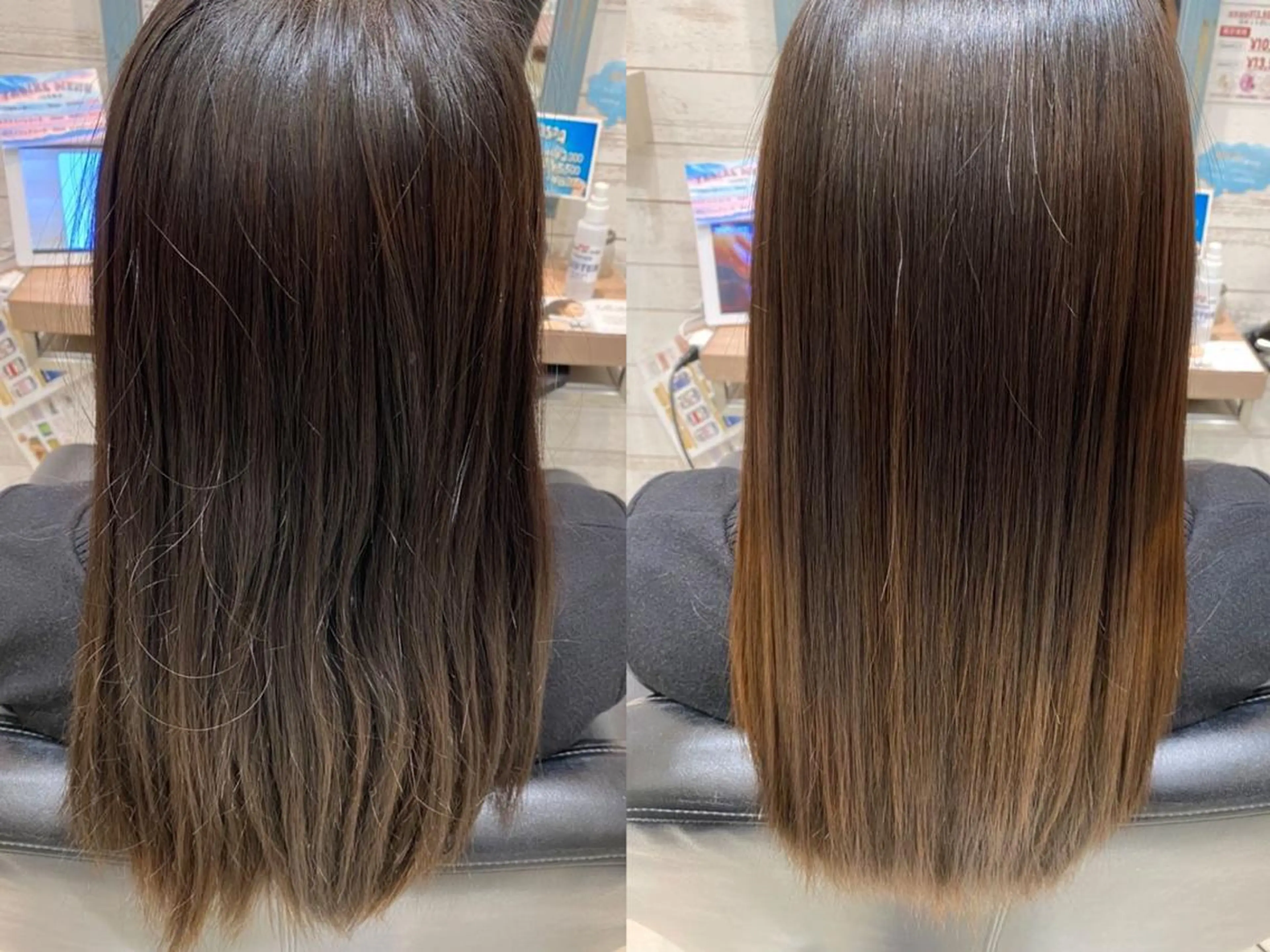 ミディアム トリートメント カット ヘアカラー 内藤　宏紀 tidasmileのヘアスタイル