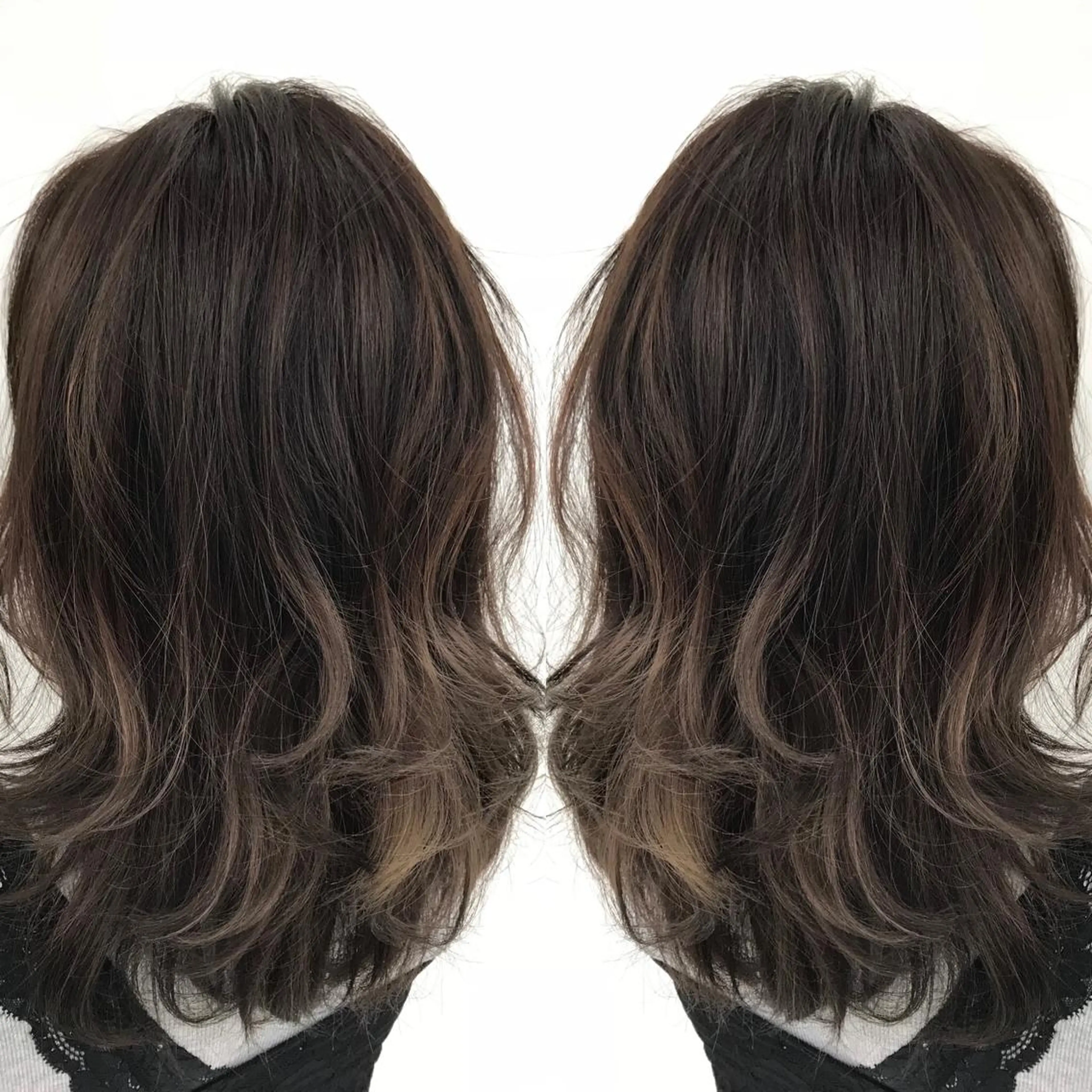 ミディアム 縮毛矯正/髪質改善 継続する美髪のヘアスタイル