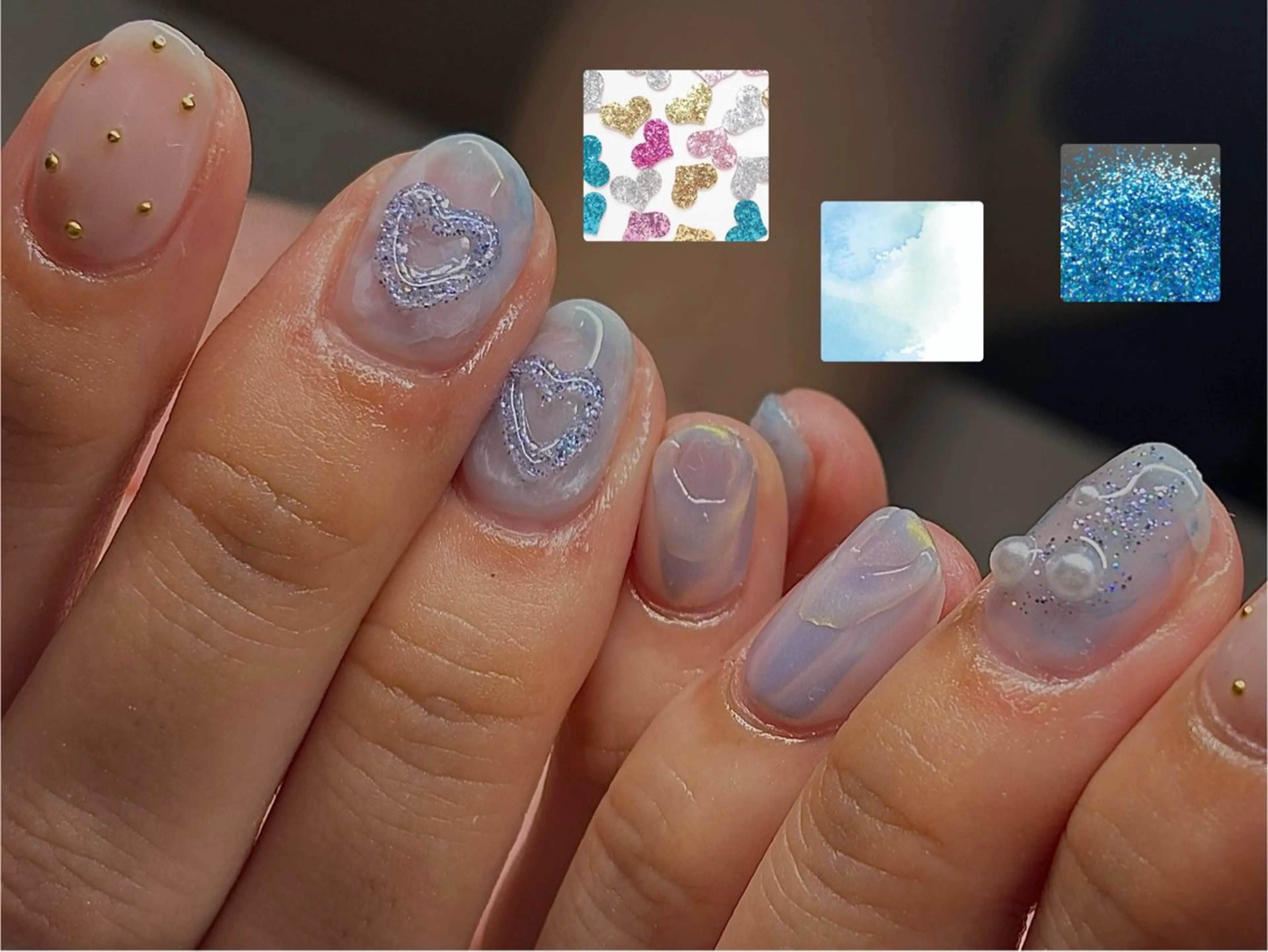 ネイル 🫧ユキ🫧 持込OK/平日夜&土のネイルデザイン