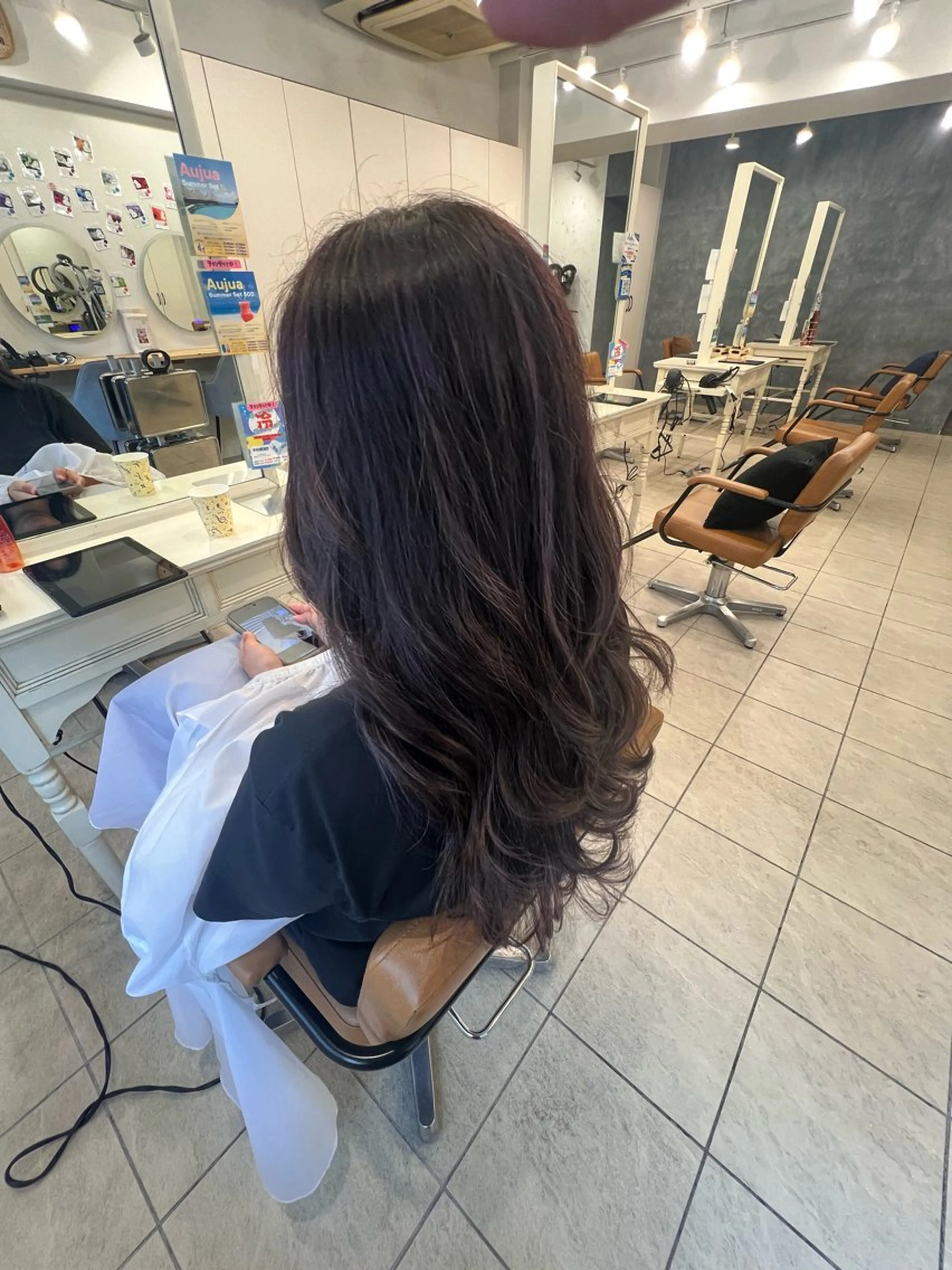 ロング カラー メンズカットグラデー ションカラー/ケイゴのヘアスタイル