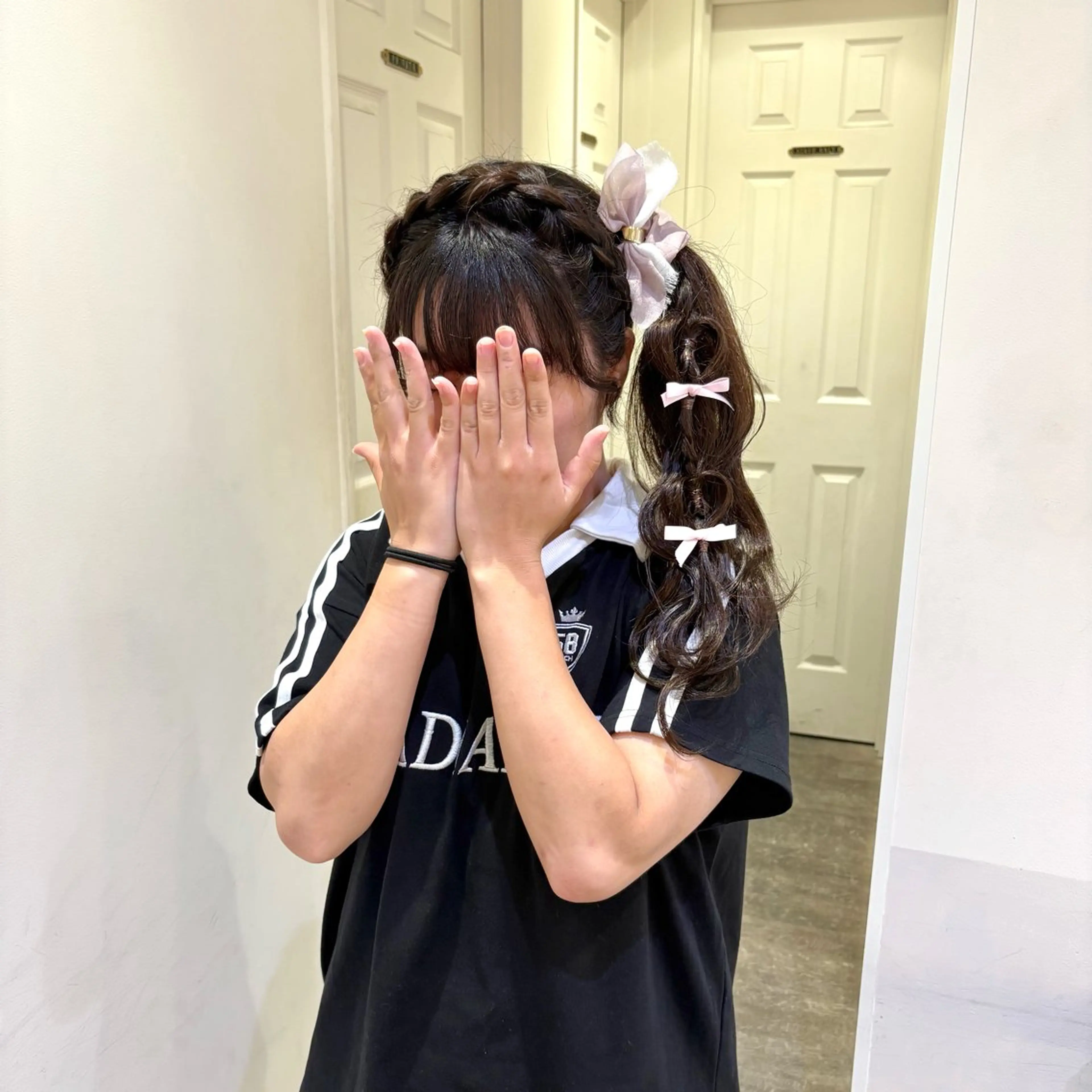 ヘアアレンジ ハイトーンカラー/ 長さだし🐇きょうかのヘアスタイル