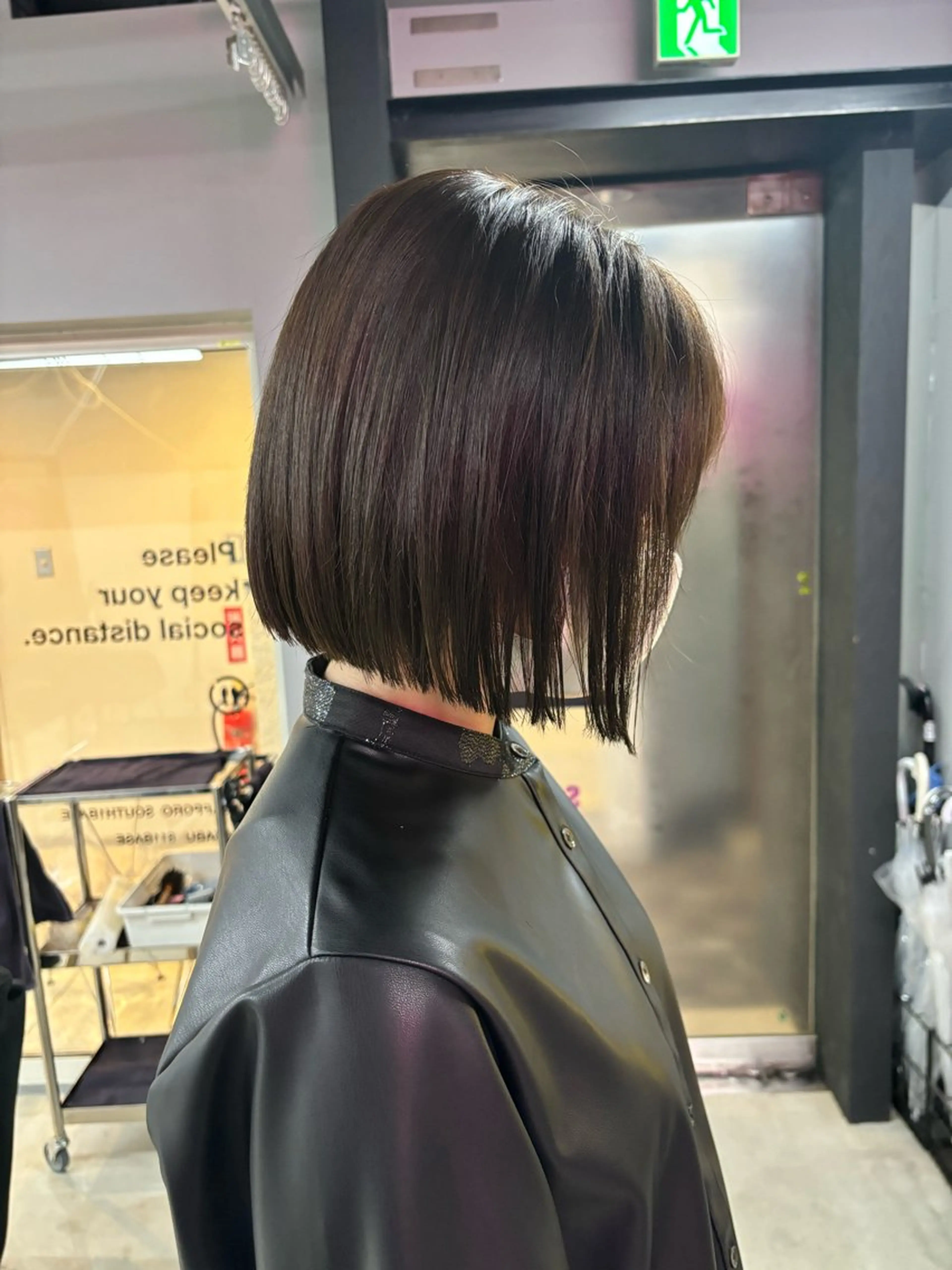 ショート カラー ボブ 札幌パーマ 髪質改善/後藤海音のヘアスタイル