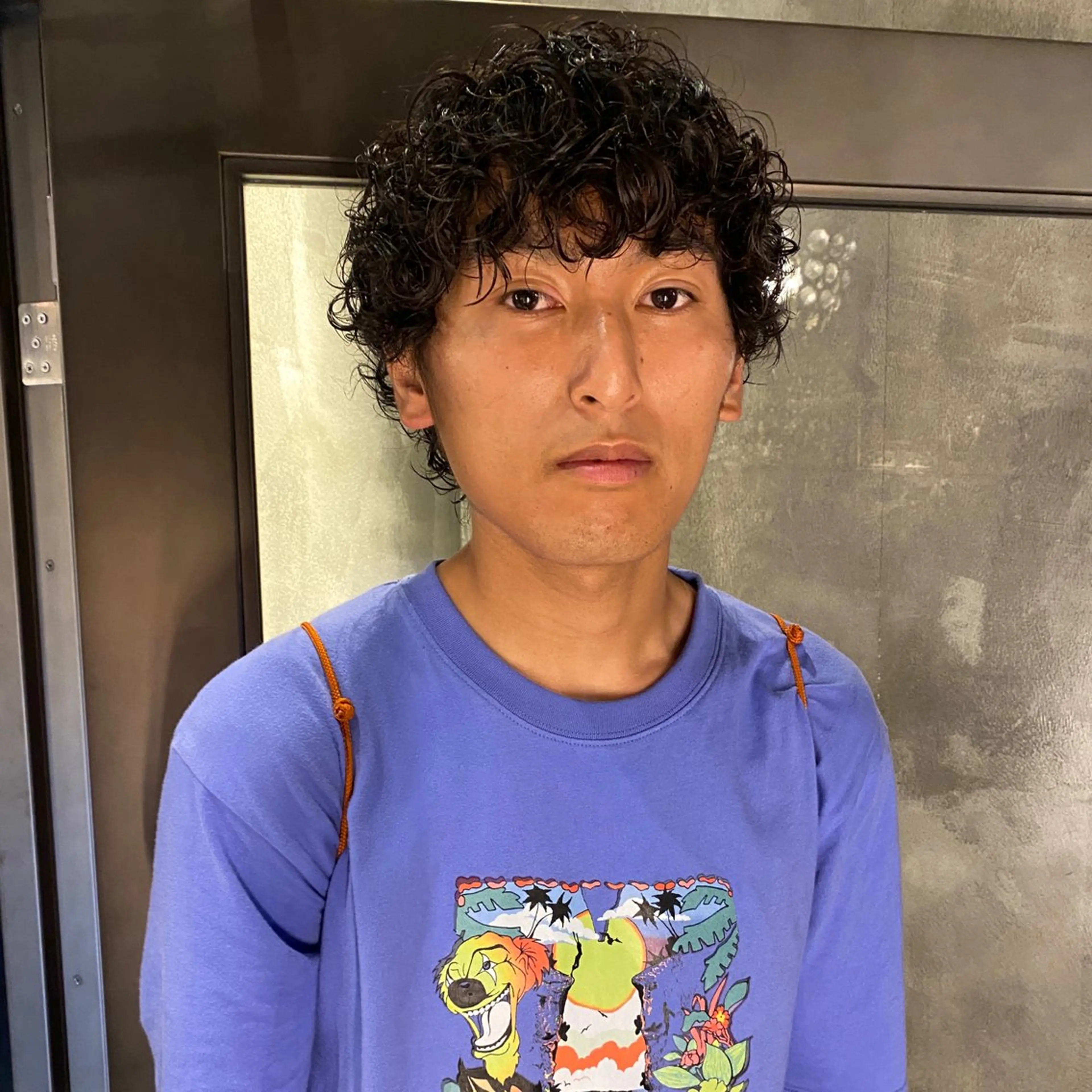 ミディアム パーマ メンズ カット パーマ トリートメント ◽️モードヘア◽️ SHOUTOのヘアスタイル