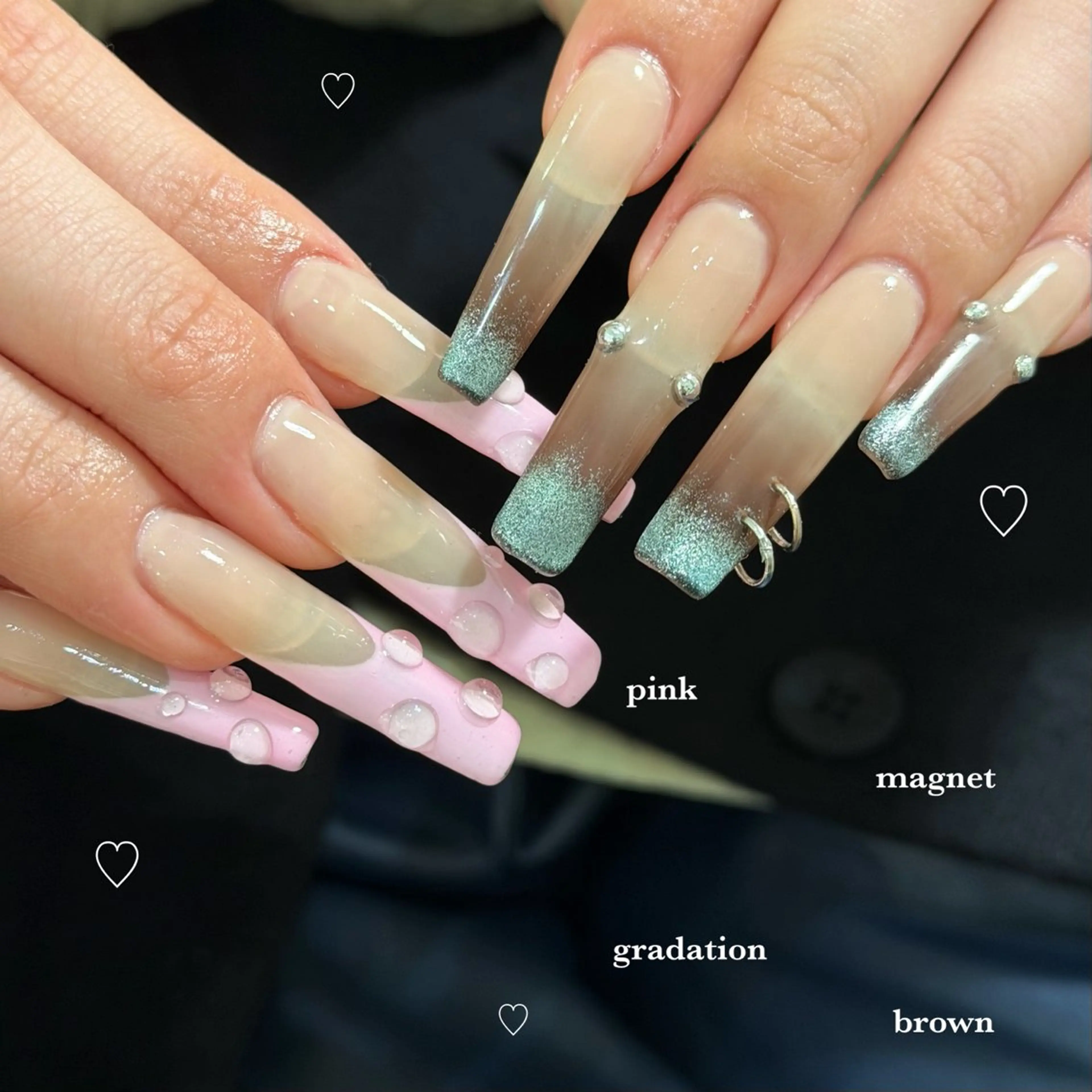 ネイル Merci𖤐´ 長谷川のマツエク・マツパデザイン