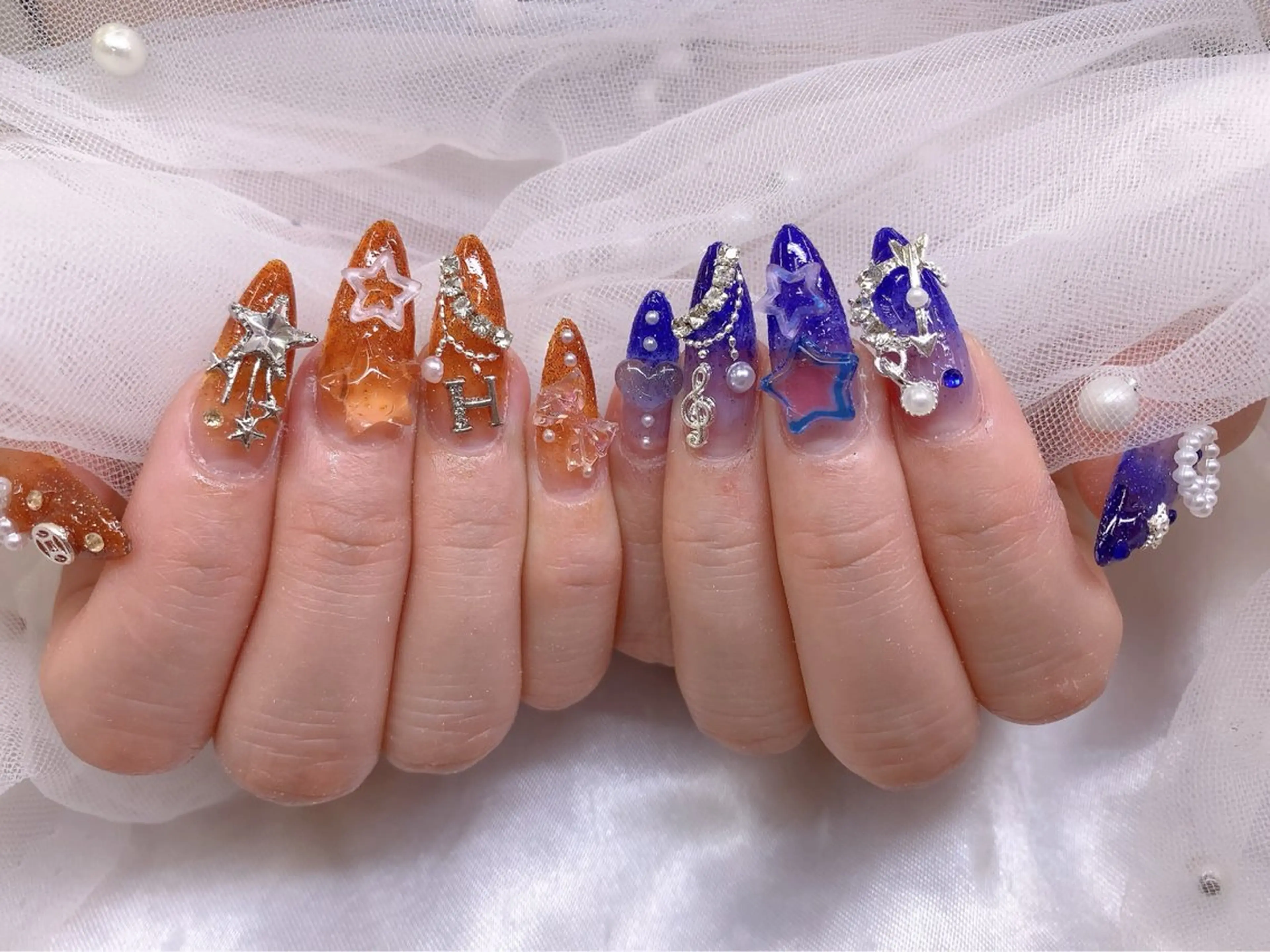 ネイル U・mi nail salon【長さ出し/パラジェル/持ち込み/定額ネイル/学割U24】所属・Uminail ゆうゆうのネイルデザイン