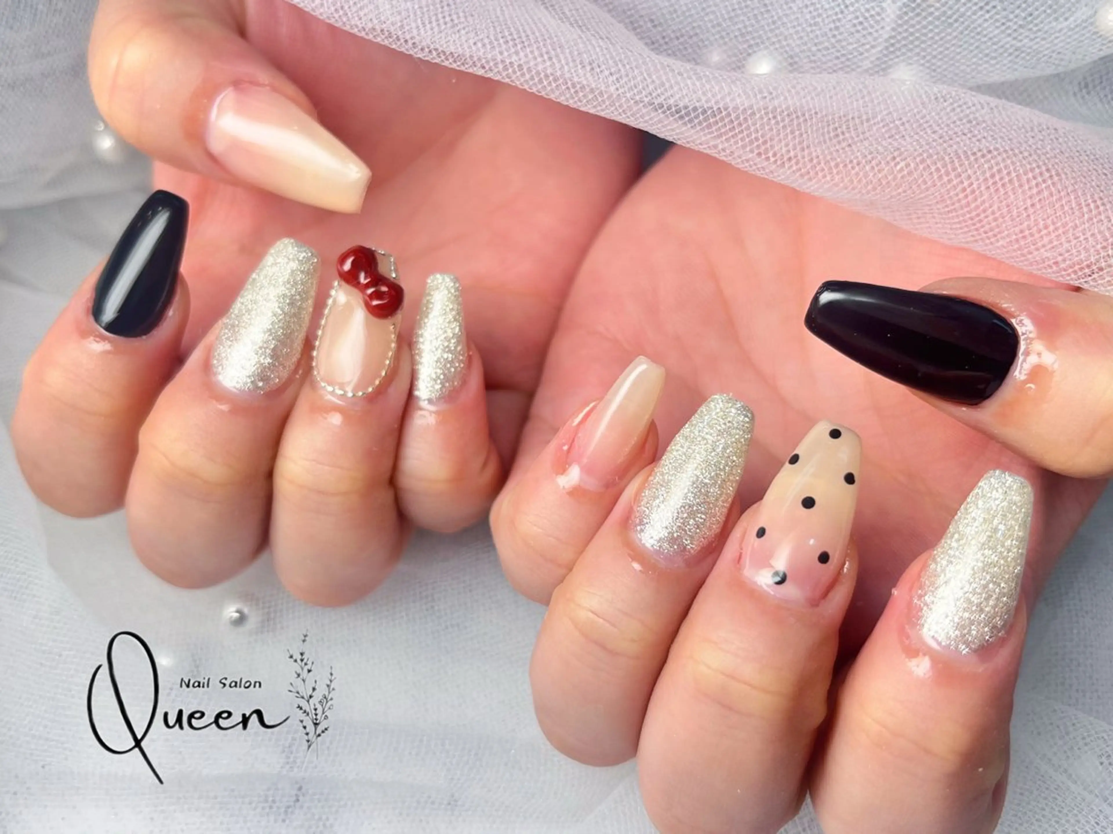 ネイル Queen nail 北堀江 ASUKAのネイルデザイン