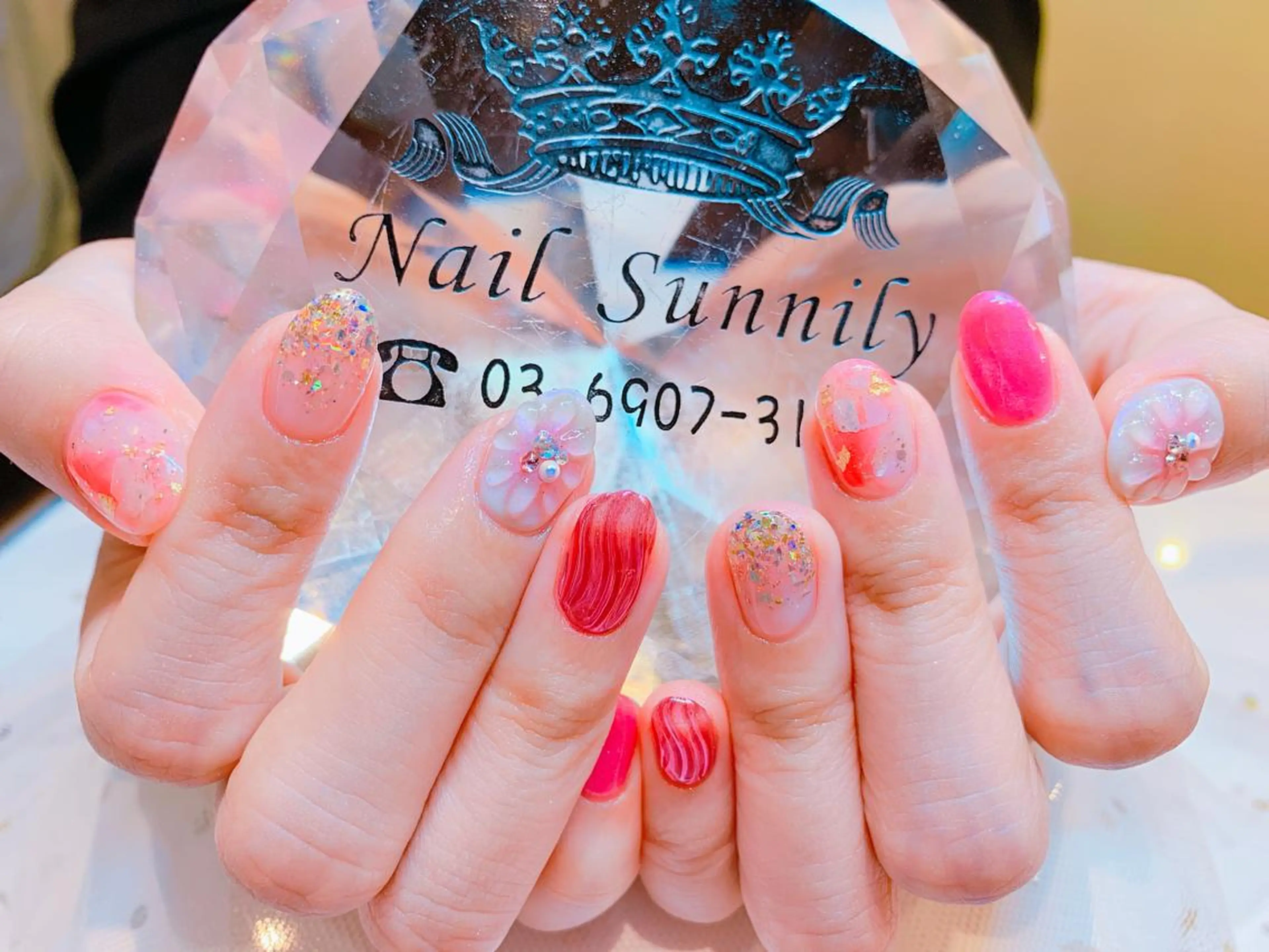 ネイル 長さだし専門店 M2　rikaのネイルデザイン