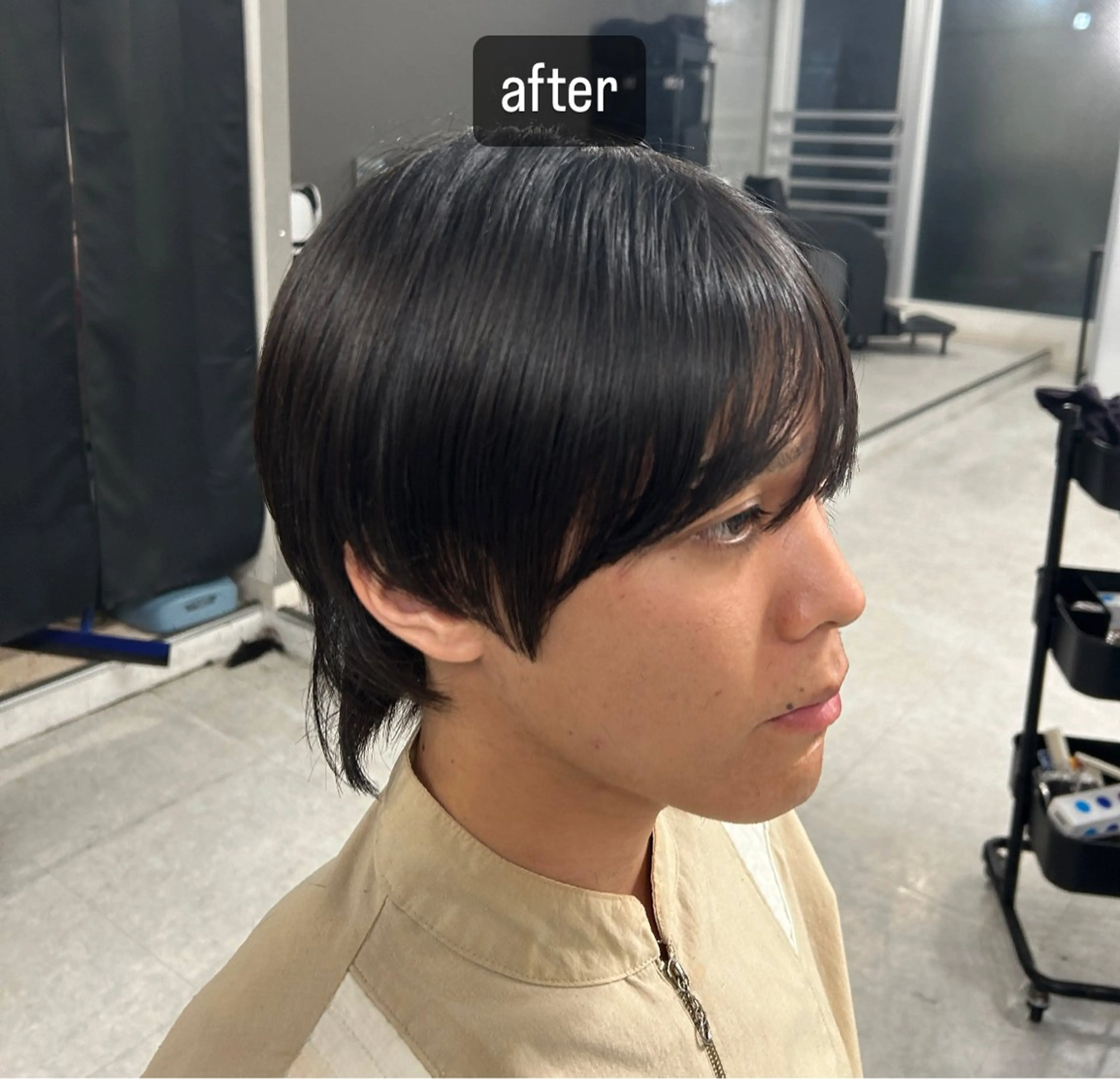 パーマ メンズ カット 縮毛矯正 トリートメント ヘッドスパ ヘアセット カズキ🌼曲がる縮毛 ／くせ毛パーマのヘアスタイル