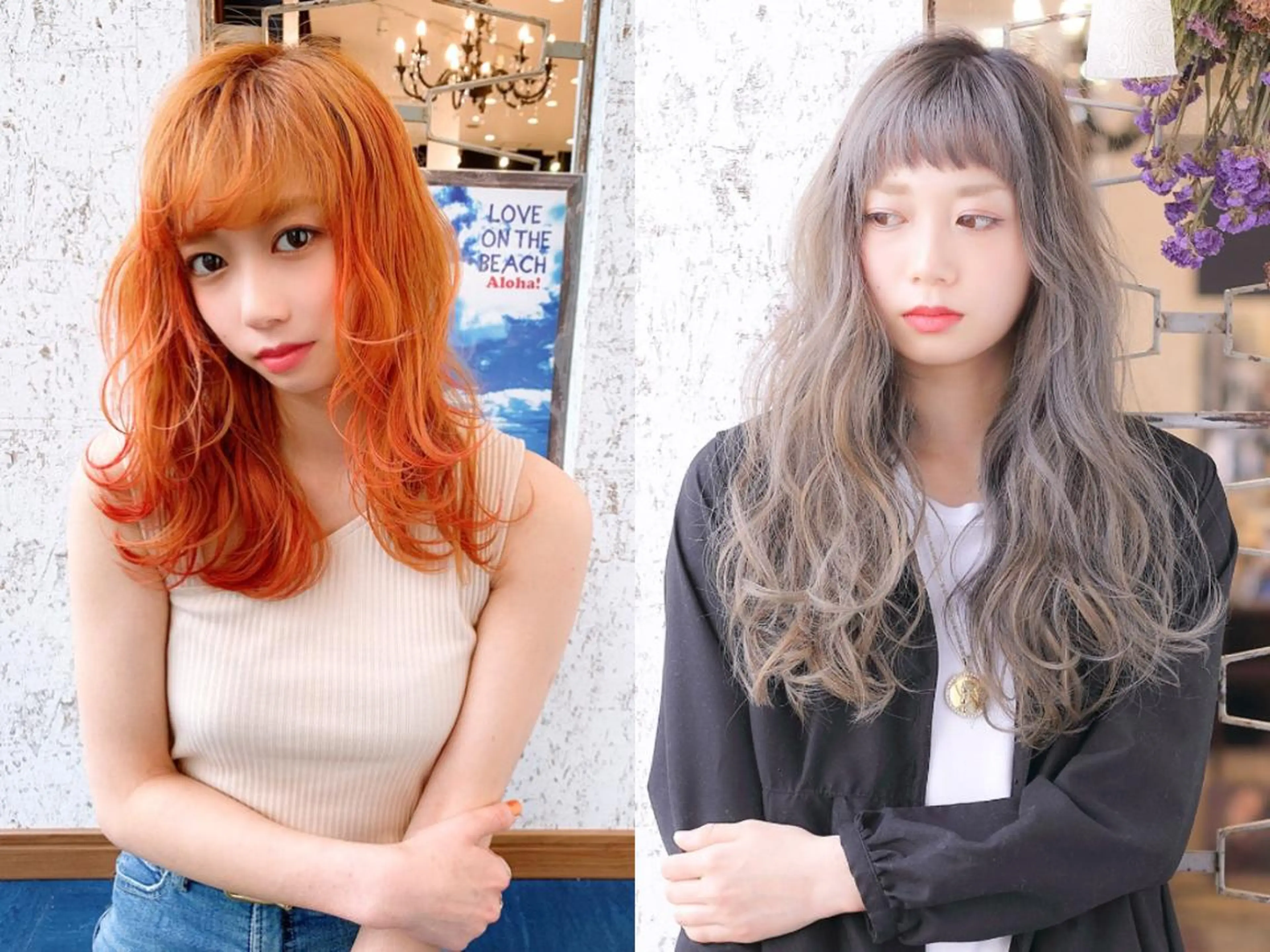 ロング カラー ヘアアレンジ VIM hairおもろまち店のヘアスタイル