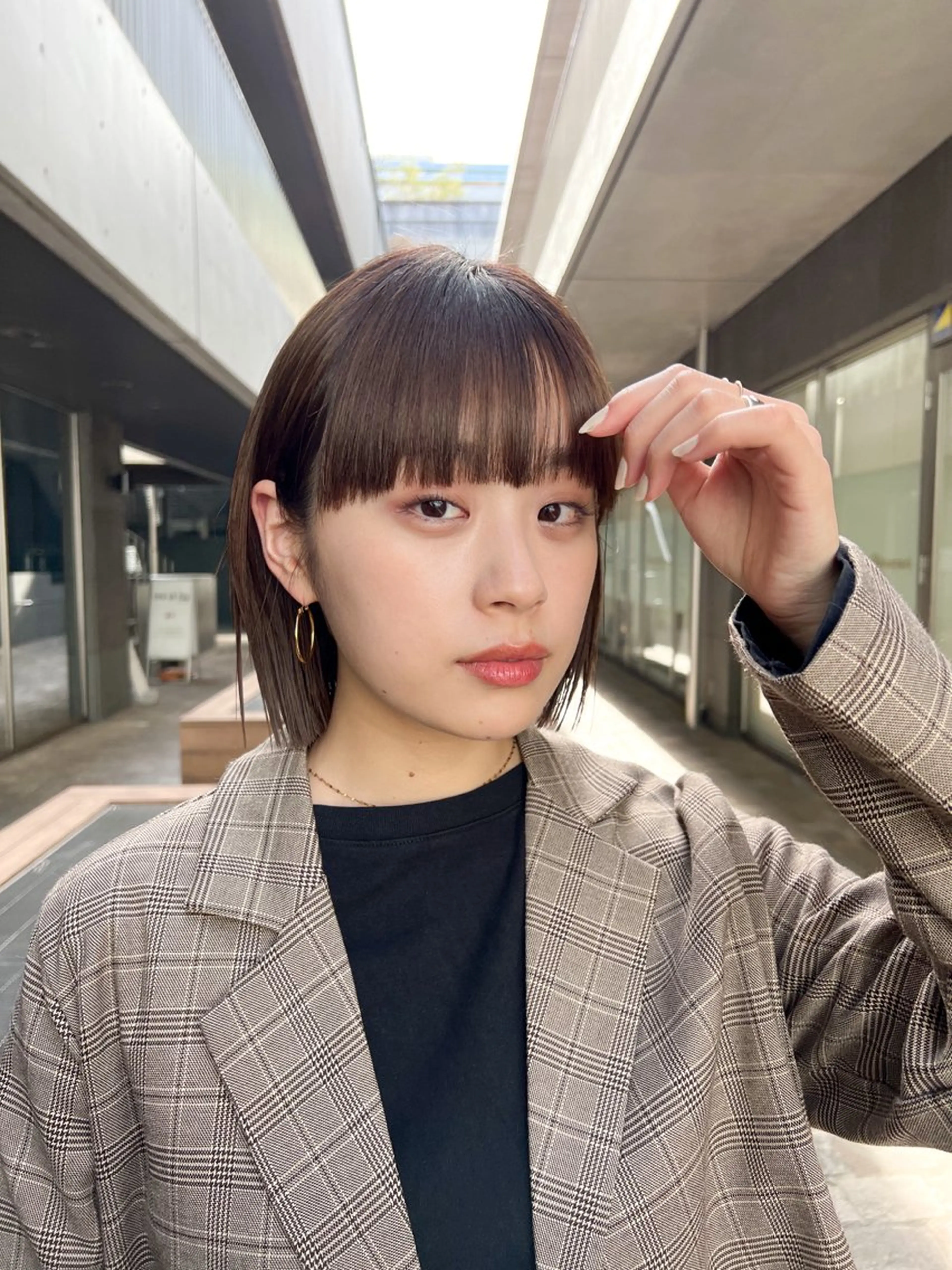 ショート カラー 🎧パーソナルケア/ 透明感カラー/ミユのヘアスタイル