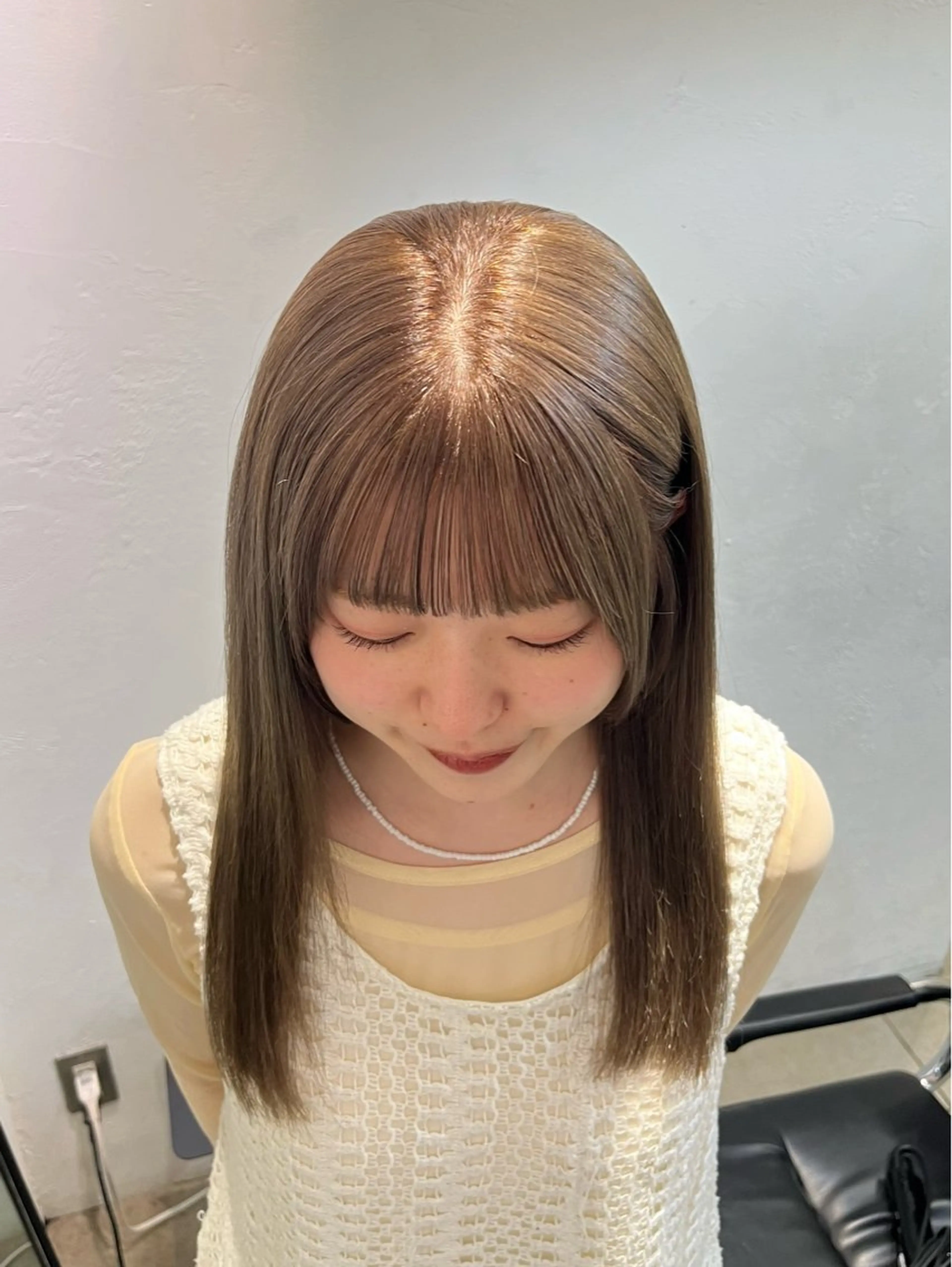 ロング カラー ヘアカラー トリートメント lomalia ayuのヘアスタイル