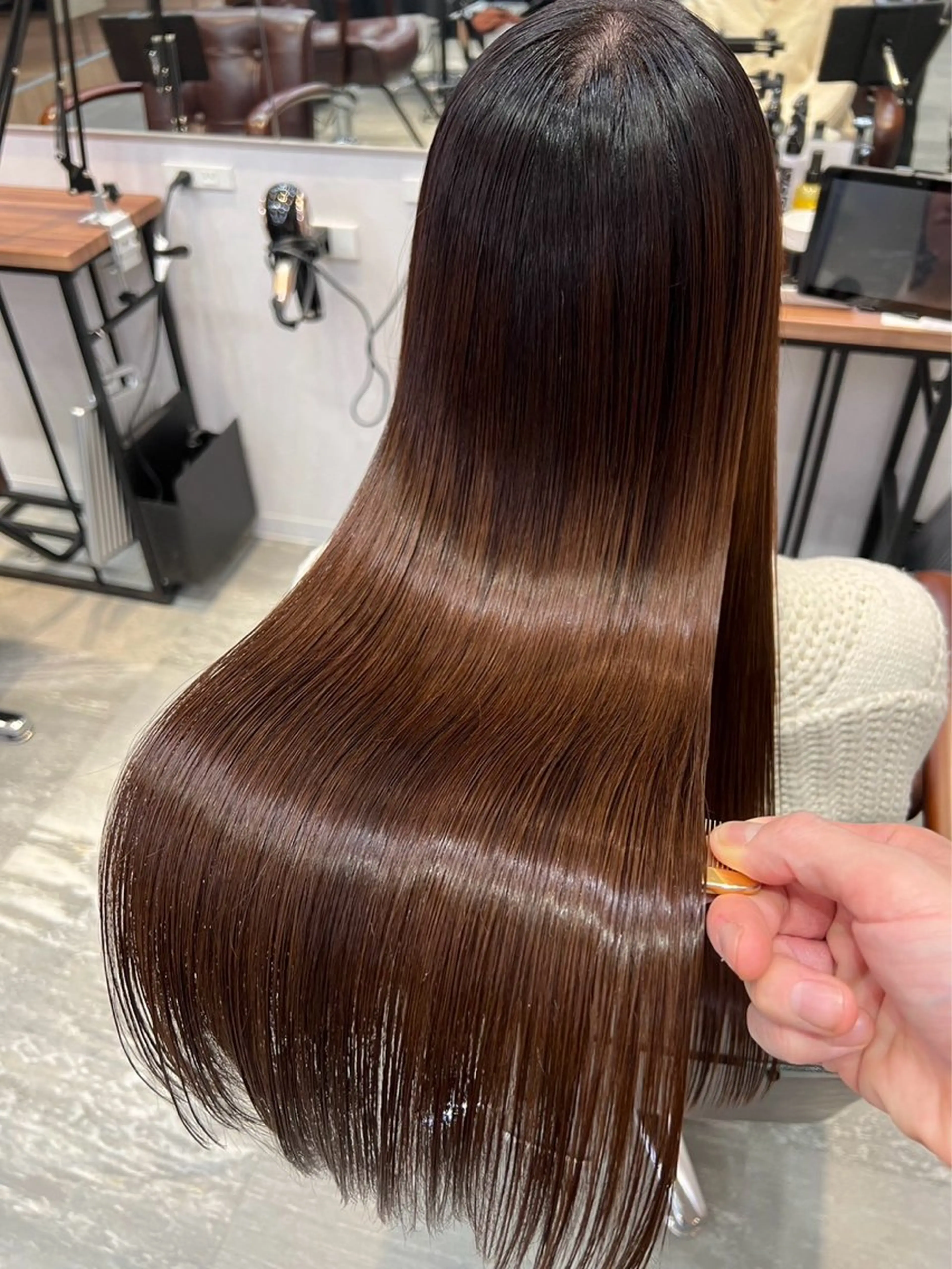 ロング ロング 縮毛矯正 カット 縮毛矯正 トリートメント ✨髪質改善縮毛矯正✨ 二上裕太のヘアスタイル