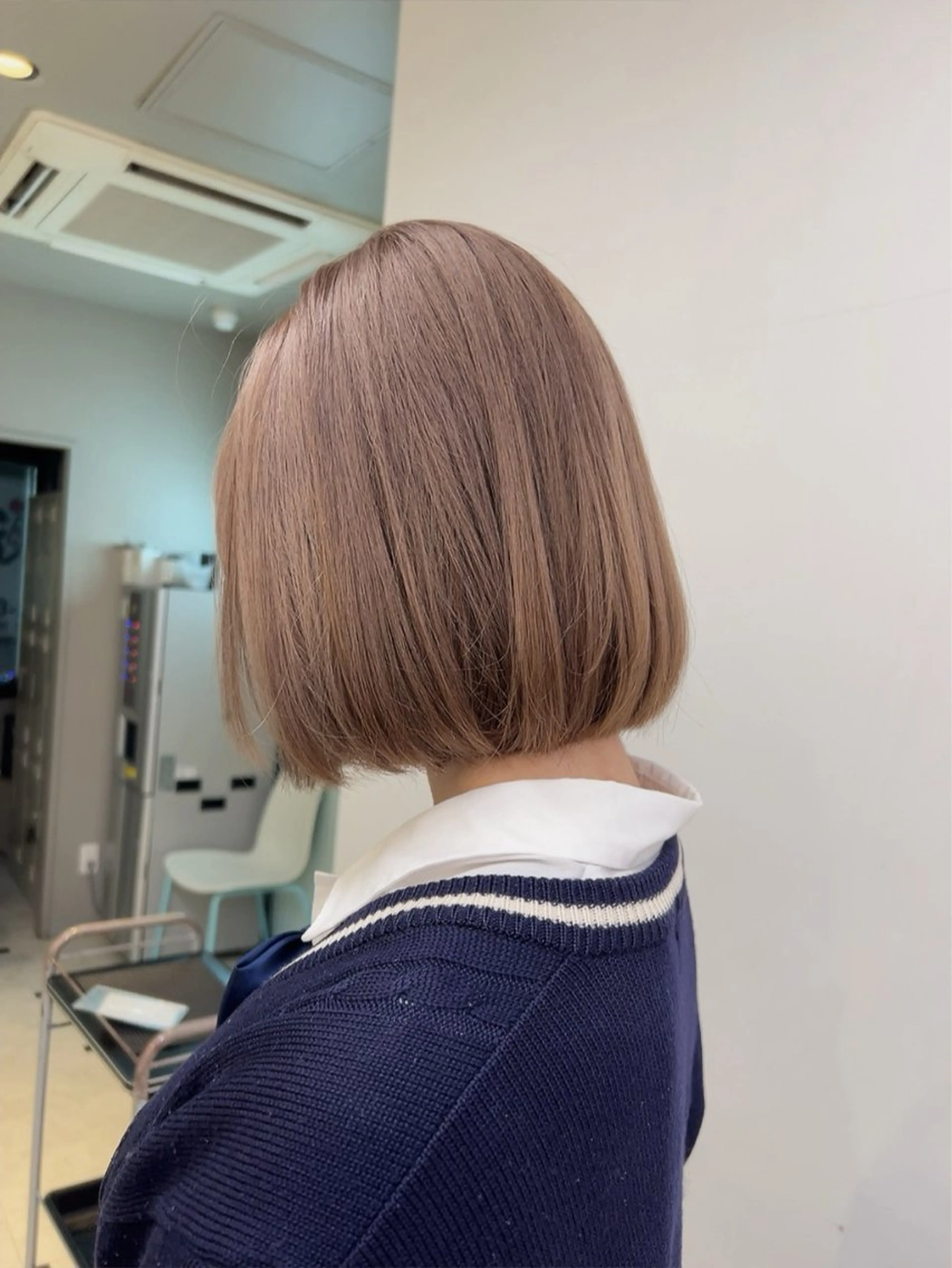 ミディアム カラー ヘアカラー トリートメント ヘッドスパ 🥞ベージュ系カラー 【すずきりほ】🥞のヘアスタイル