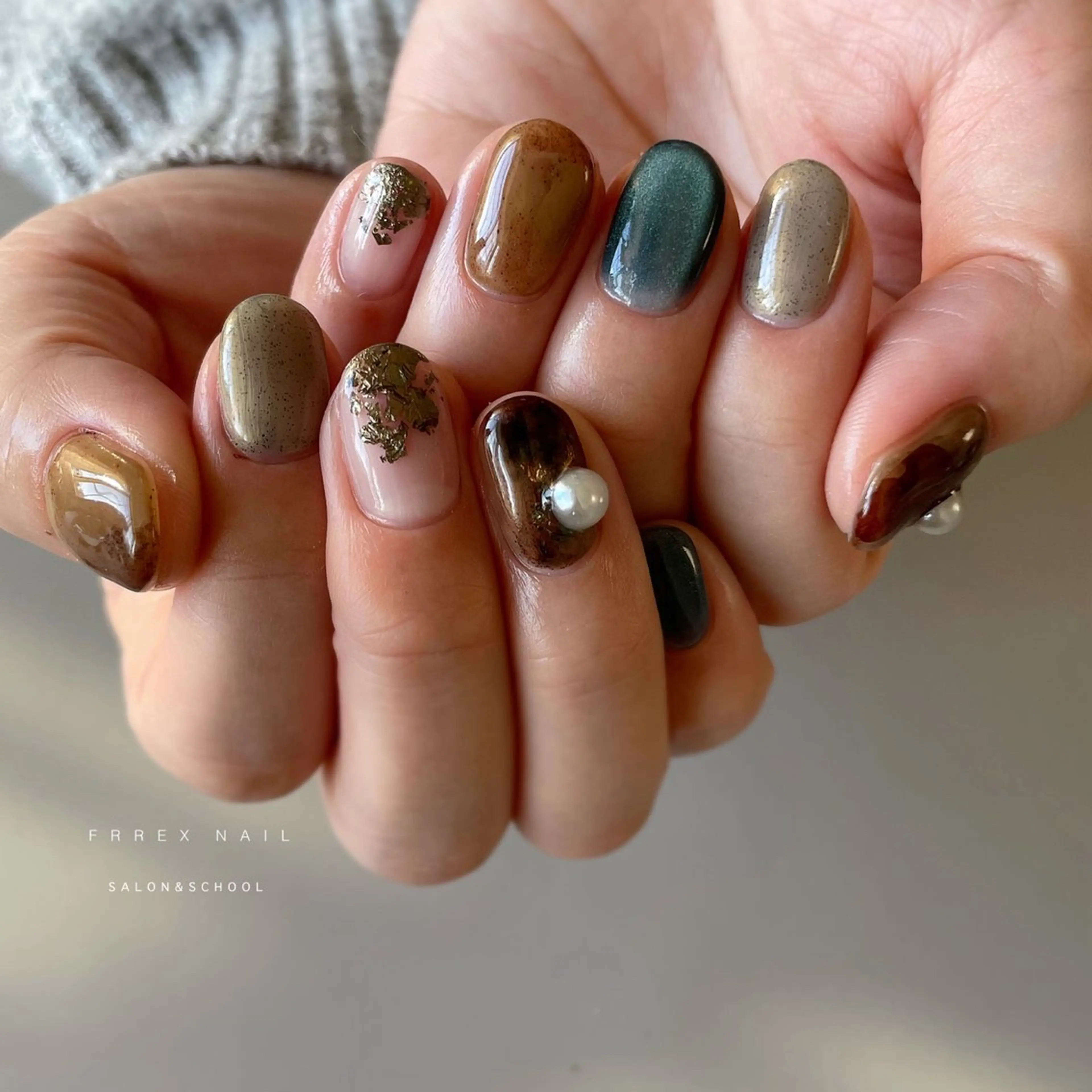 ネイル ニュアンスネイル ハンドネイル ハンドケア Freex nail所属・freex nail /ニュアンス/個性派のネイルデザイン