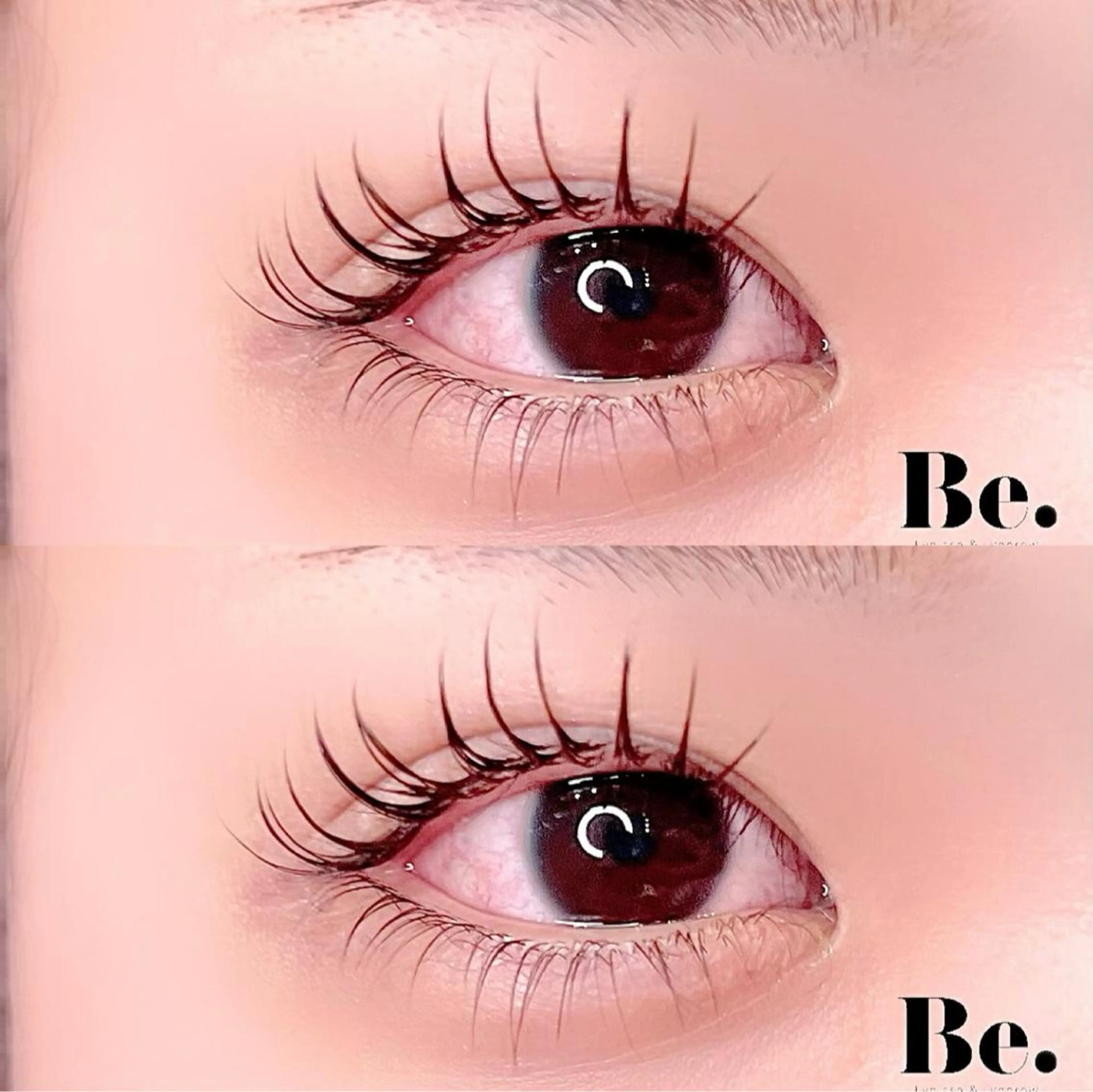 マツエク・マツパ まつげパーマ 下まつげエクステ Be. eyelash＆eyebrow 岡山店所属・🦋be. みうち🦋のマツエク・マツパデザイン