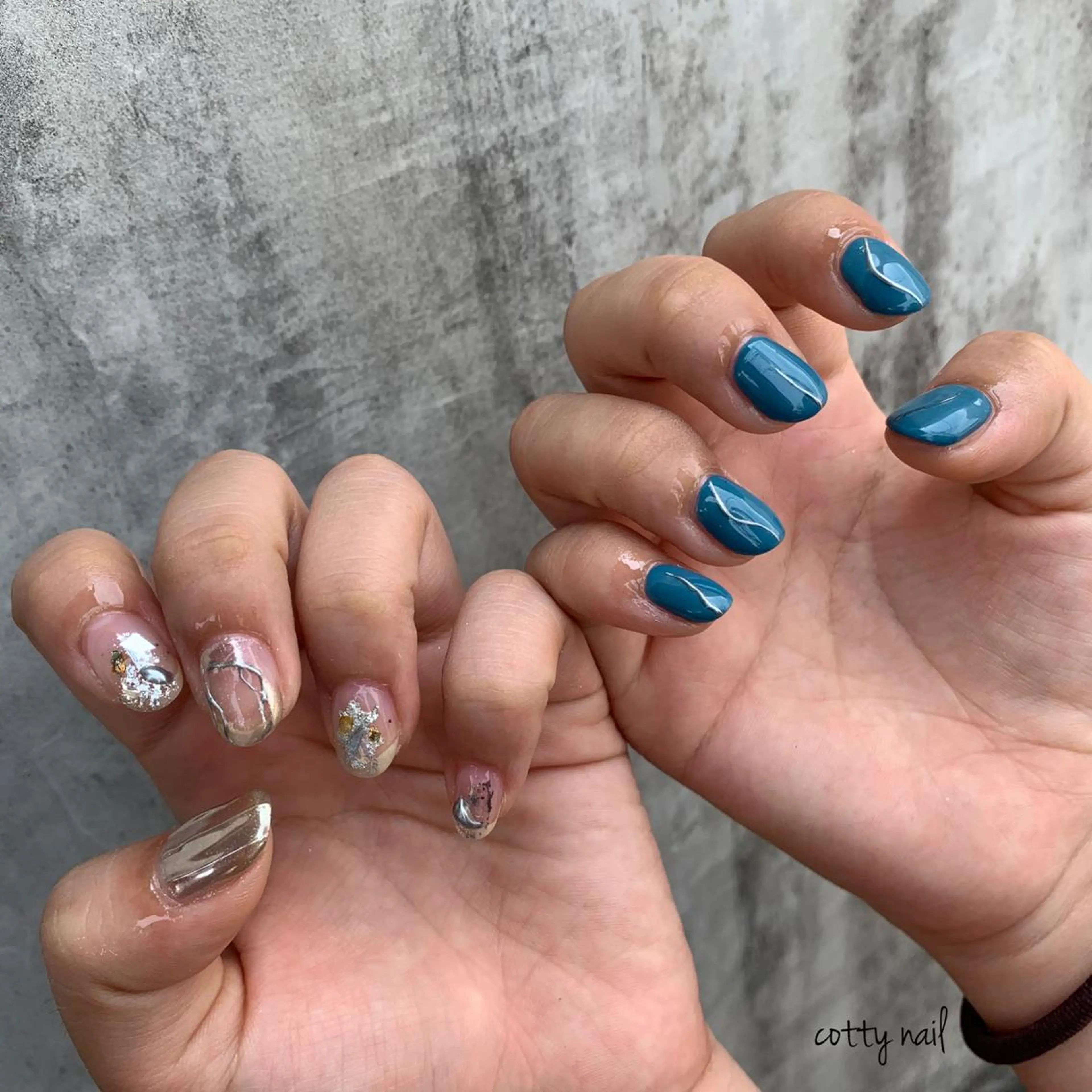 ネイル ジェルネイル ニュアンスネイル 夏ネイル cottynail -miki-のその他イメージ