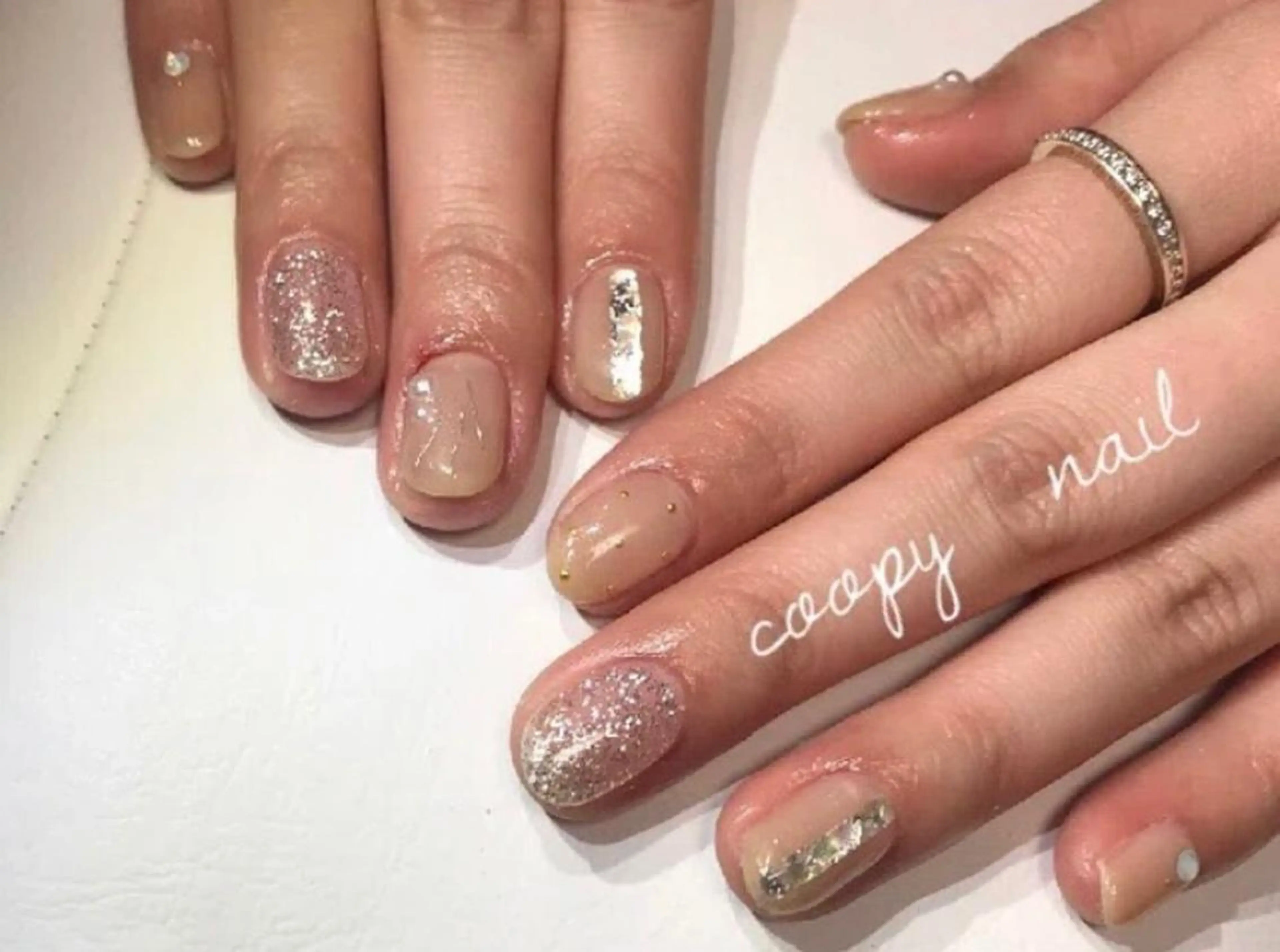 ショート パープルカラー nail salon coopy所属・野澤 美優のネイルデザイン