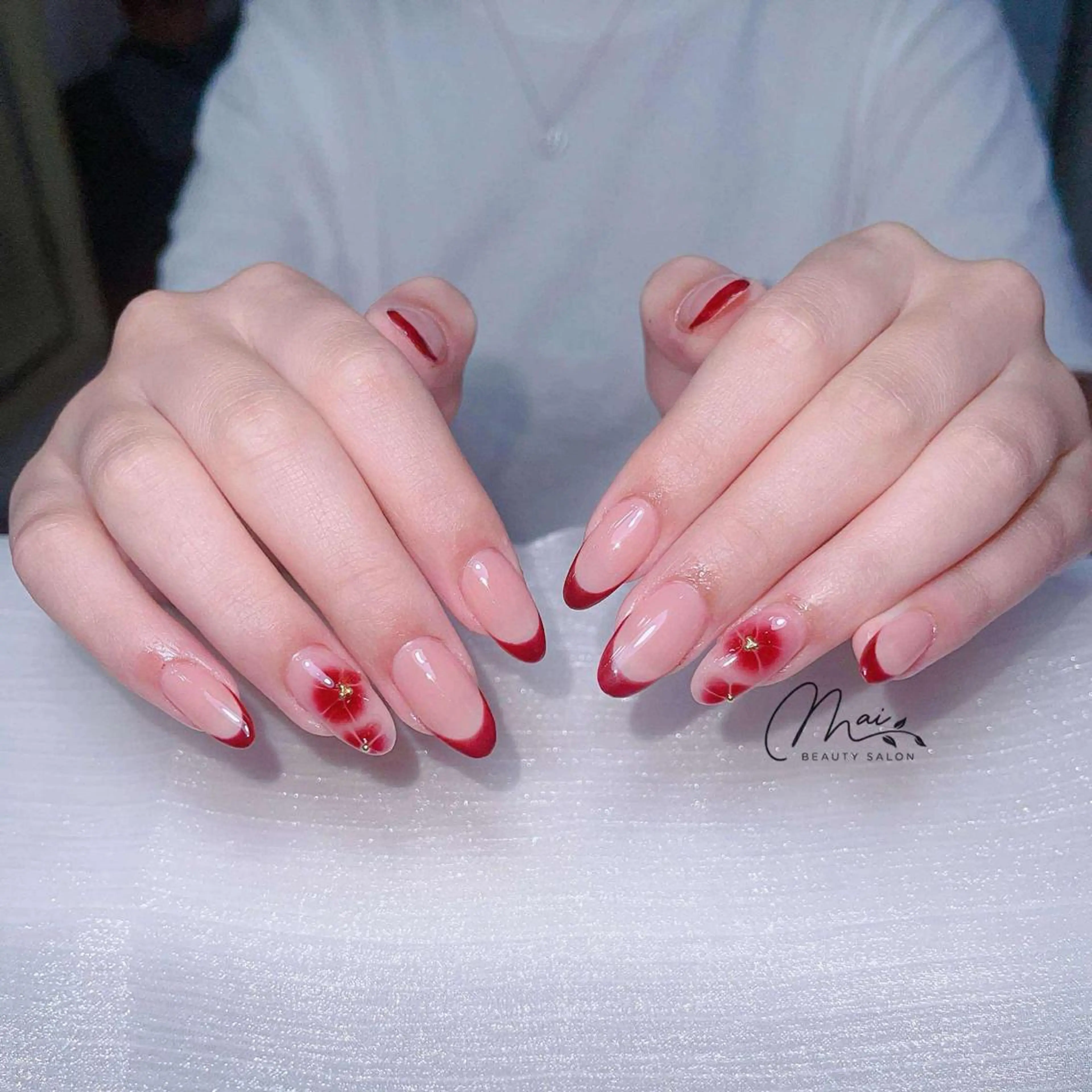 ネイル フットネイル ジェルネイル マグネットネイル パラジェル ワンホンネイル ハンドネイル MaiBeauty Niのネイルデザイン