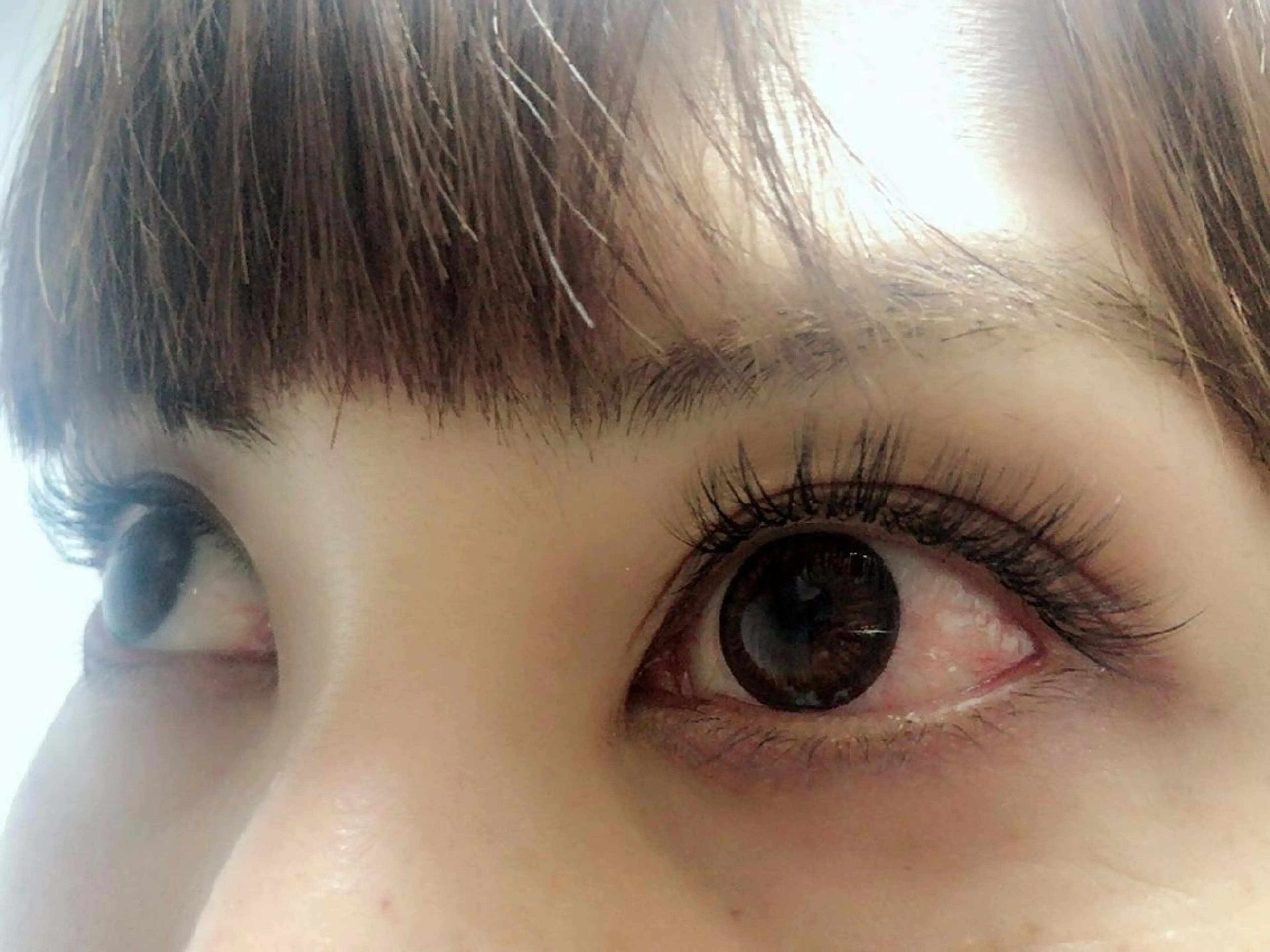 マツエク・マツパ 付け放題 フラットラッシュ 目尻長め ナチュラル セーブル 吉岡 ゆうなのマツエク・マツパデザイン